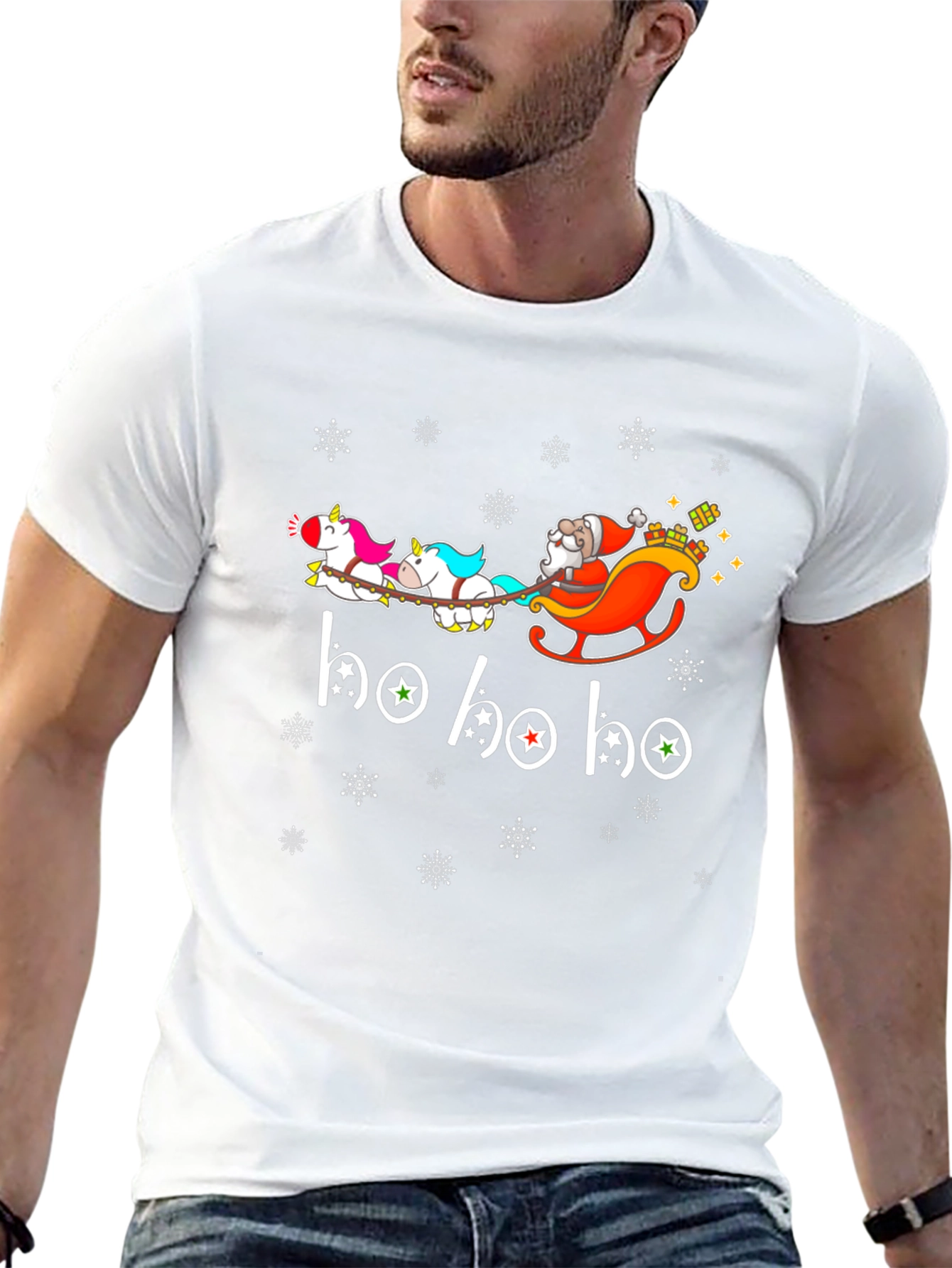 Santa Unicorn Christmas T-Shirt