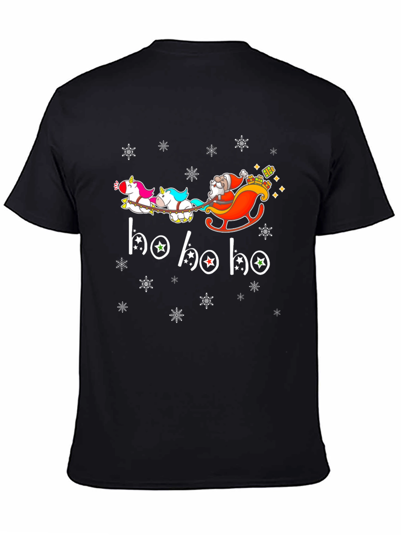 Santa Unicorn Christmas T-Shirt