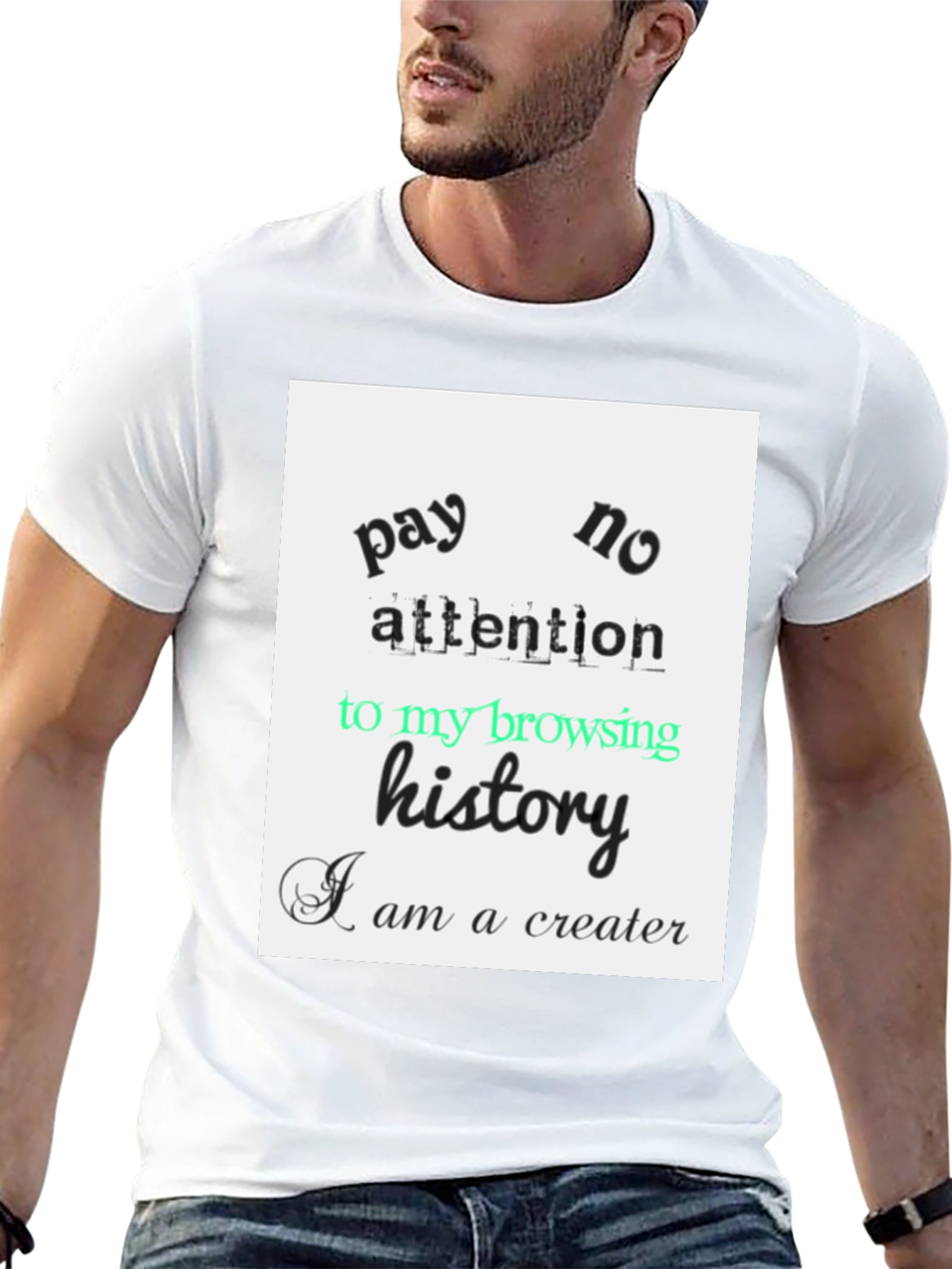Pay No Attention T-Shirt Funny Creator Tee