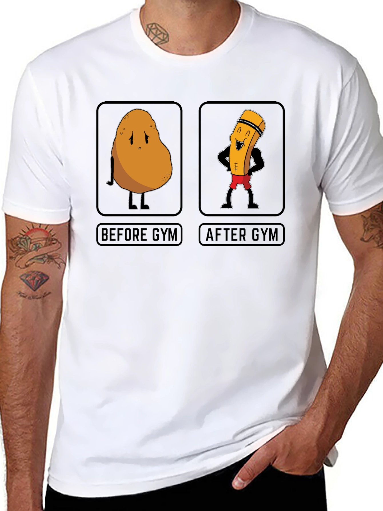 Funny Gym Potato T-Shirt