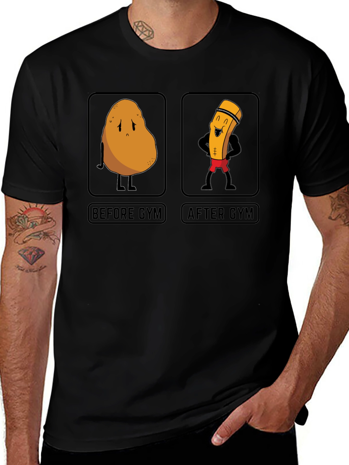Funny Gym Potato T-Shirt