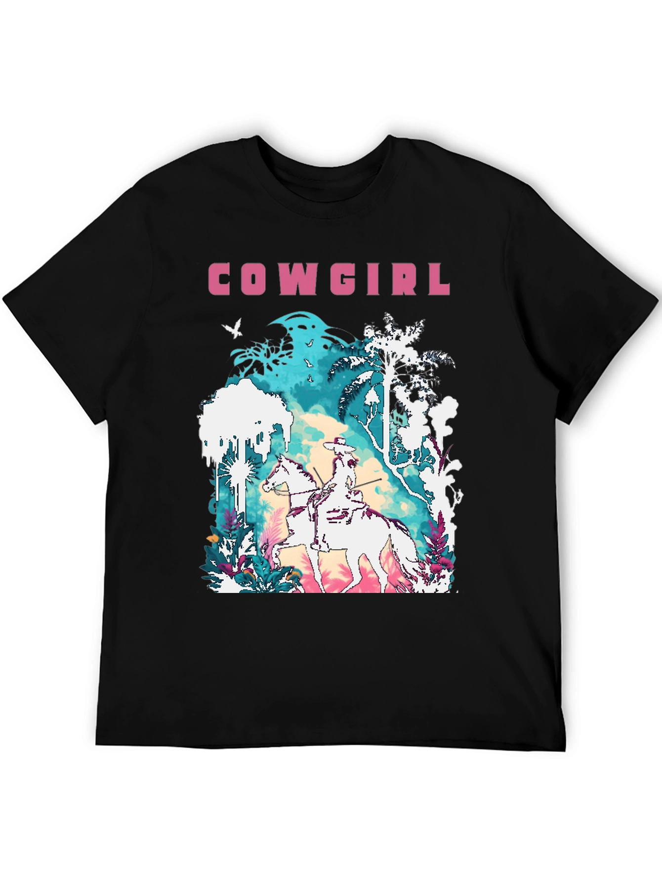 Cowgirl Graphic Tee - Western Style Shirt