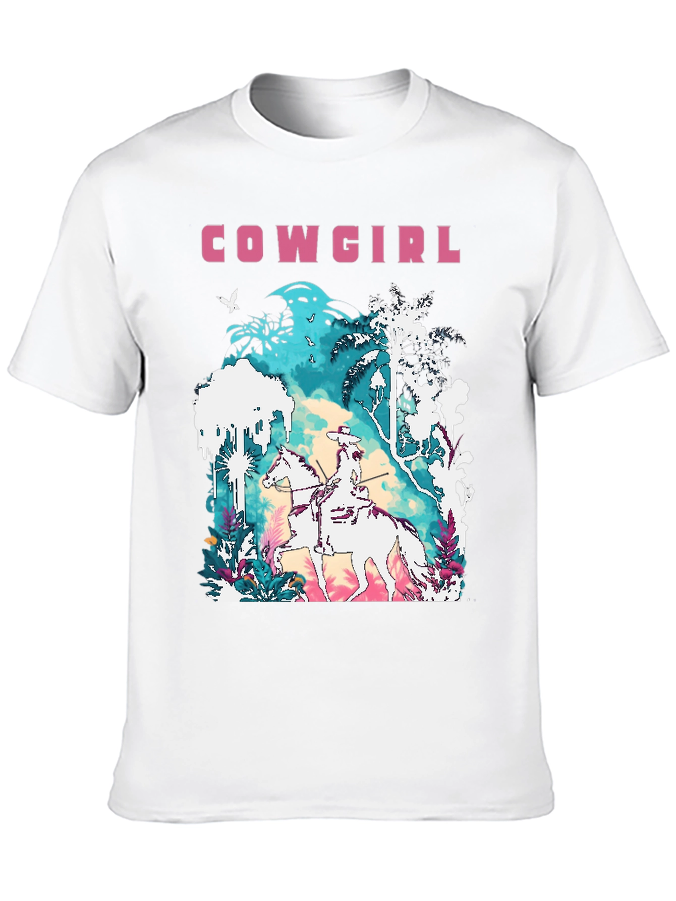 Cowgirl Graphic Tee - Western Style Shirt