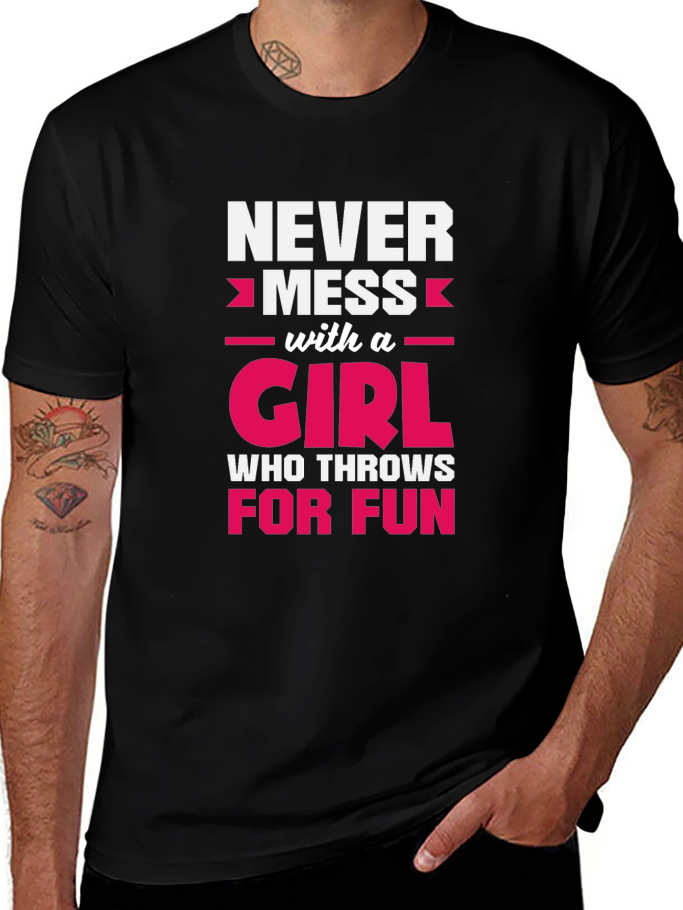 Never Mess With A Girl T-Shirt