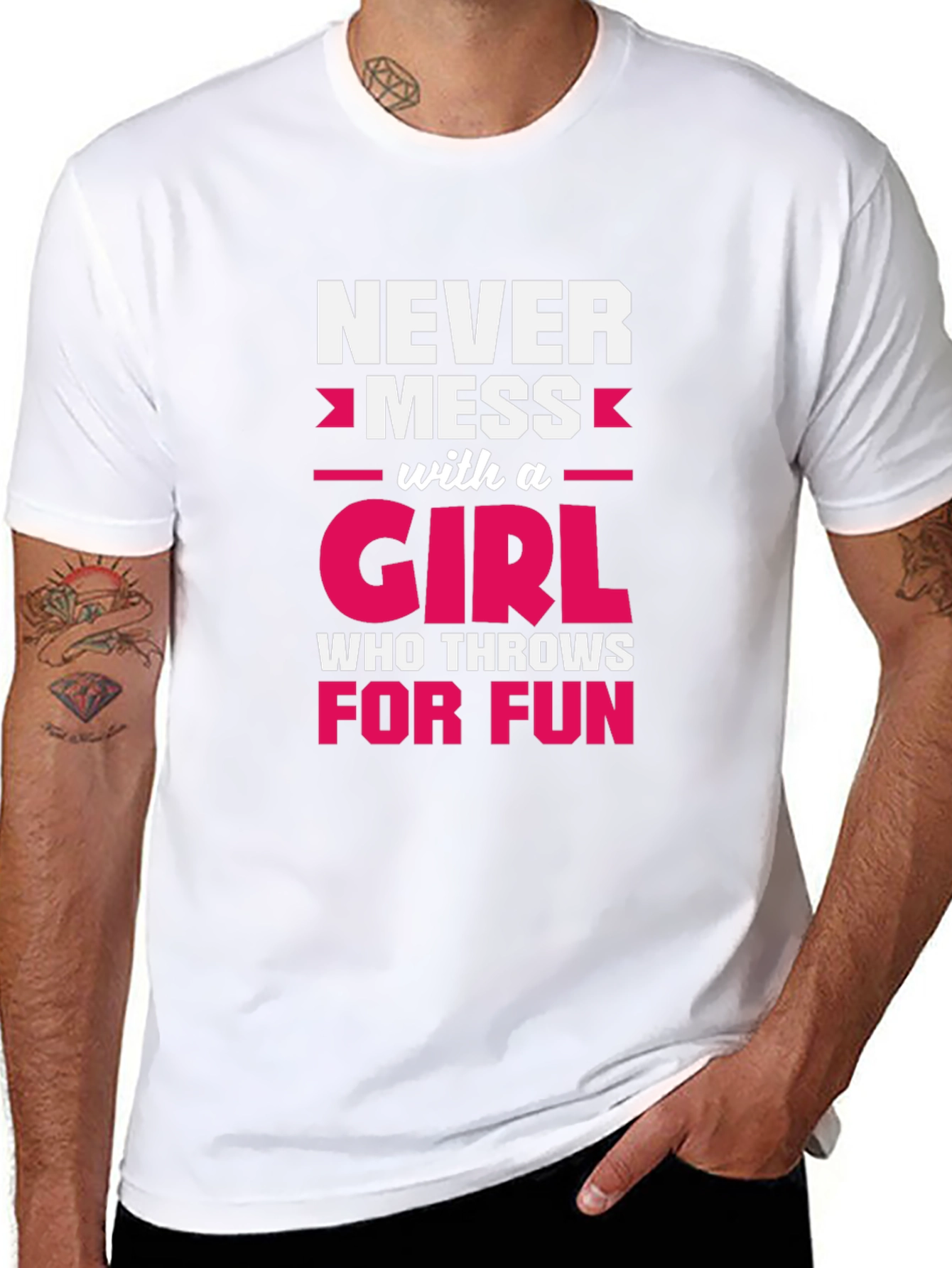 Never Mess With A Girl T-Shirt