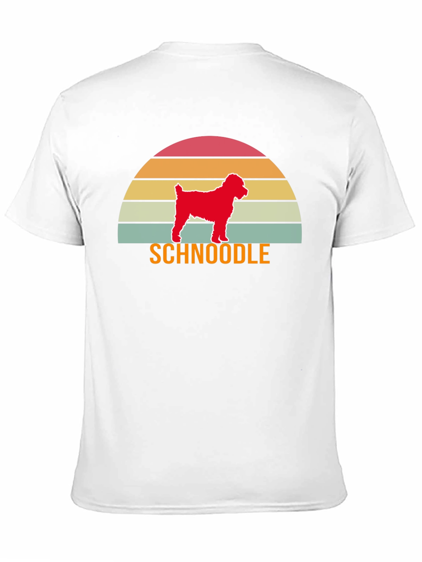 Schnoodle Sunset T-Shirt - Dog Lover Tee