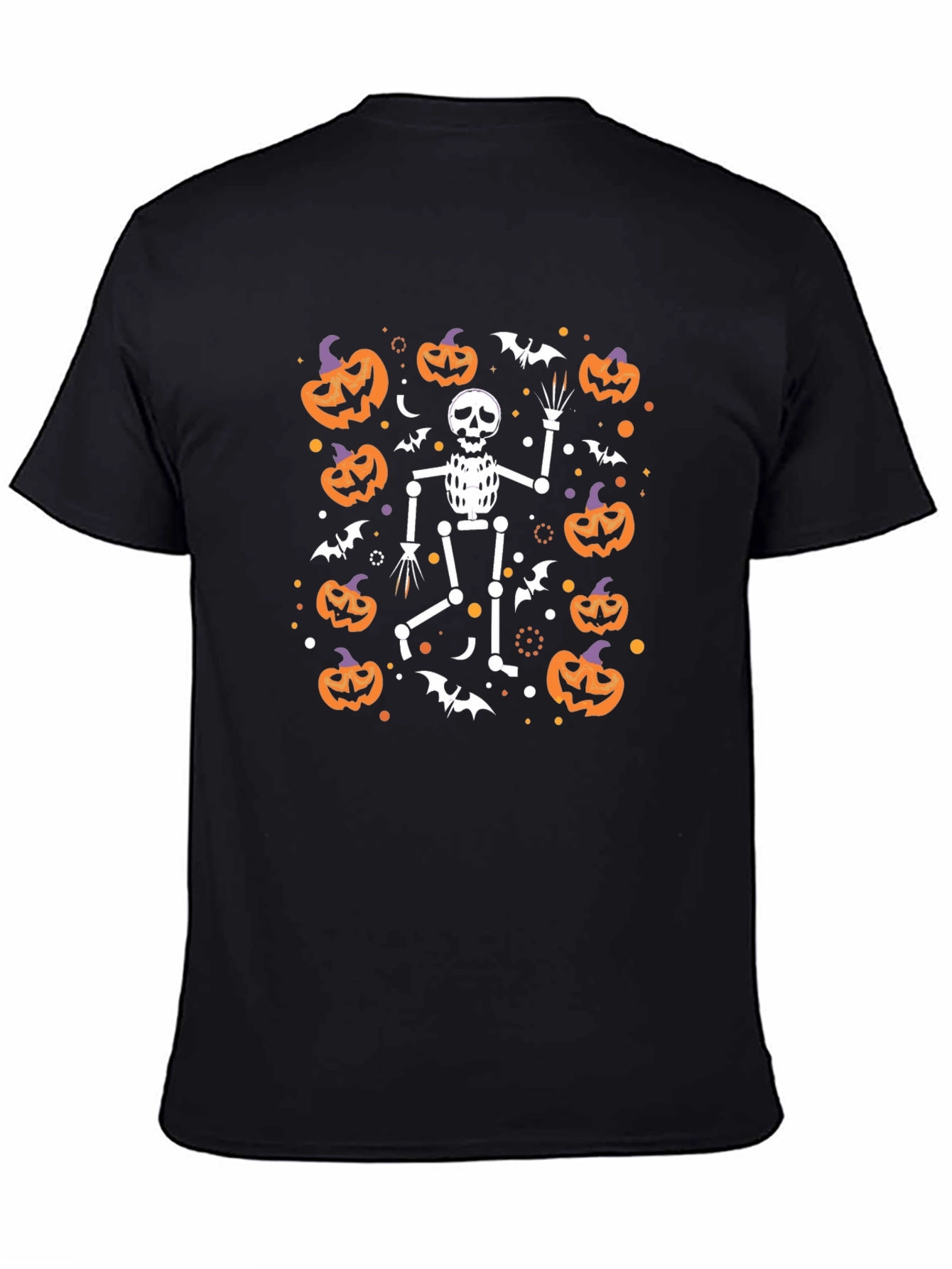 Halloween Skeleton Pumpkin T-Shirt