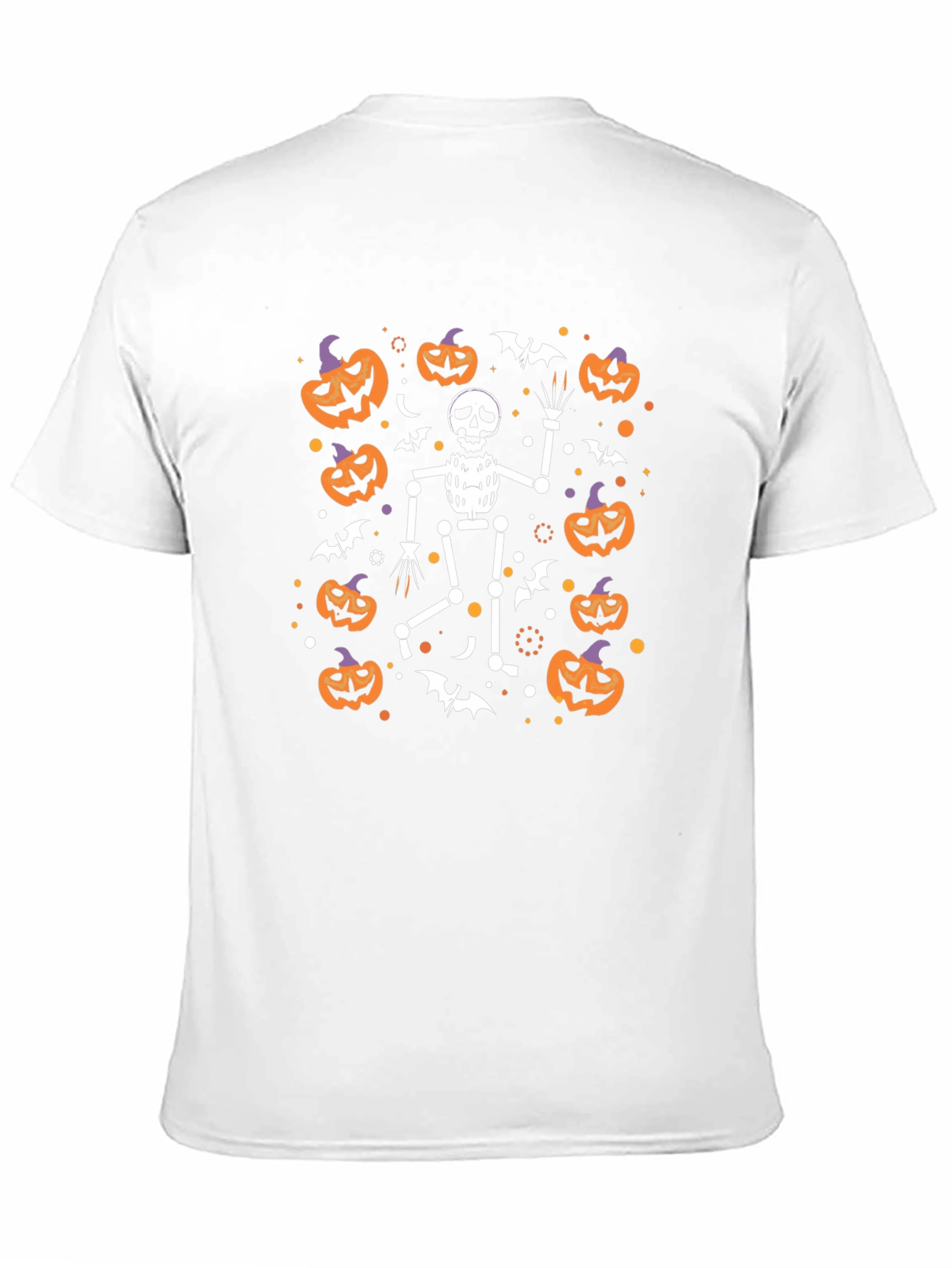 Halloween Skeleton Pumpkin T-Shirt