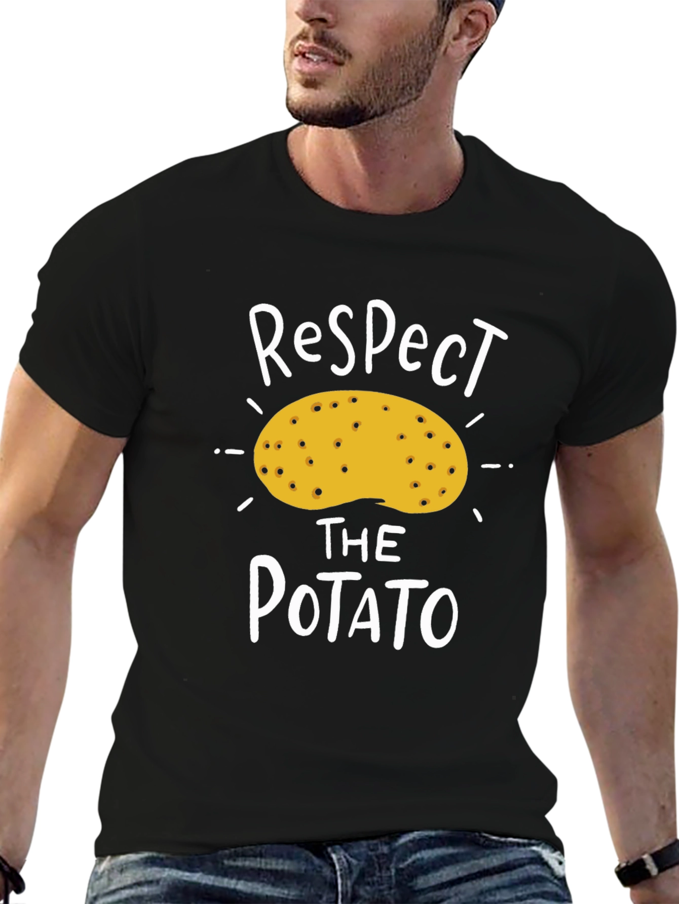 Respect The Potato Graphic T-Shirt