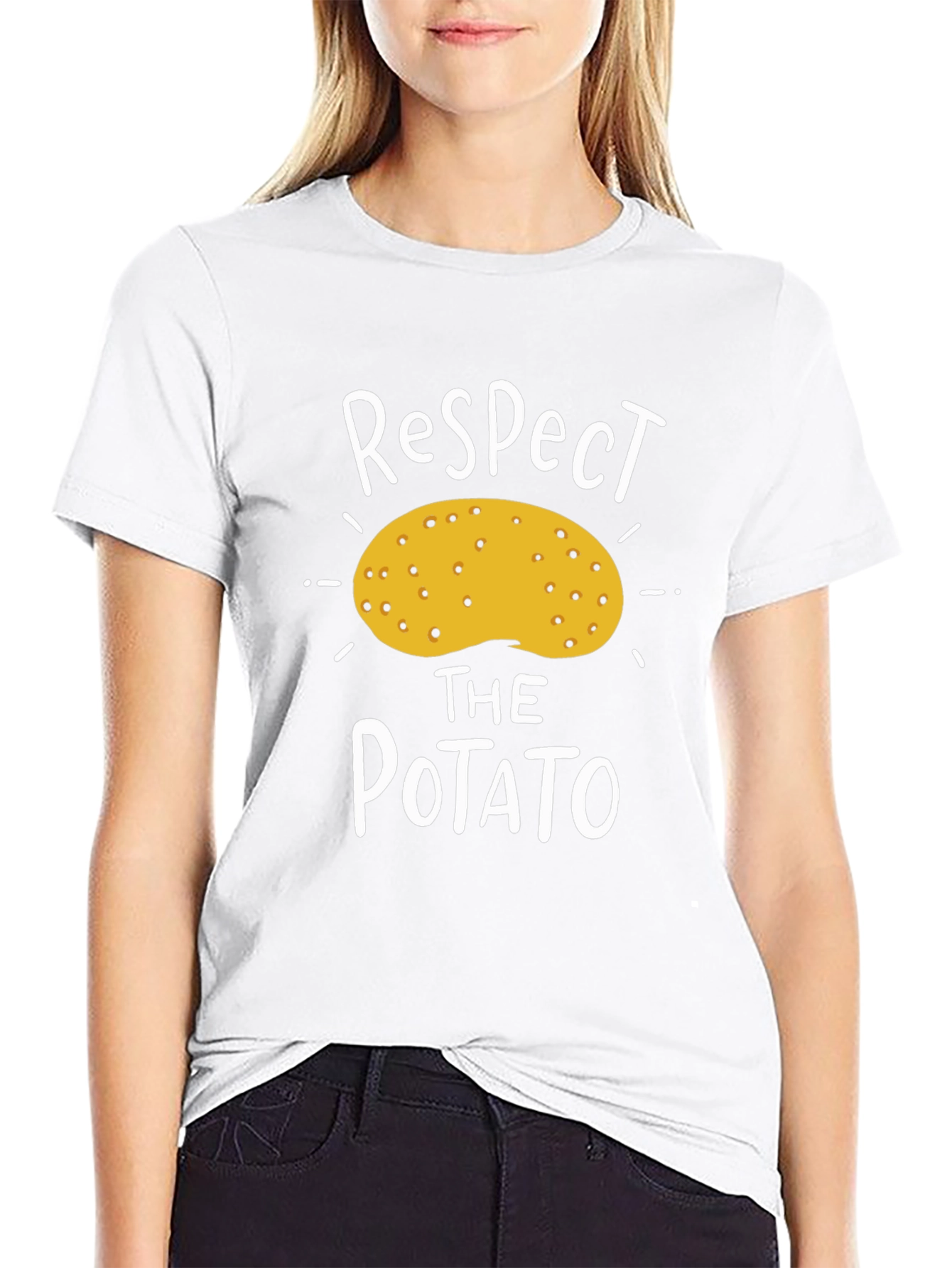 Respect The Potato Graphic T-Shirt
