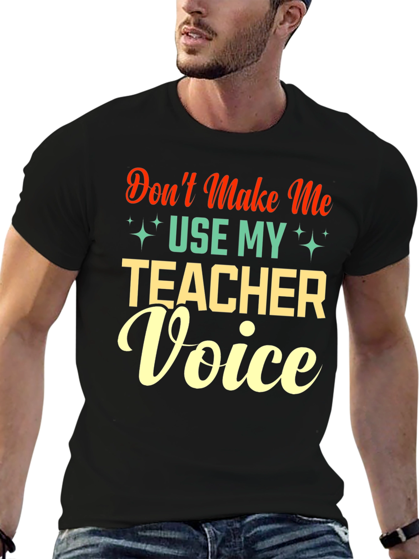 Teacher Voice Graphic T-Shirt - Fun Classroom Apparel