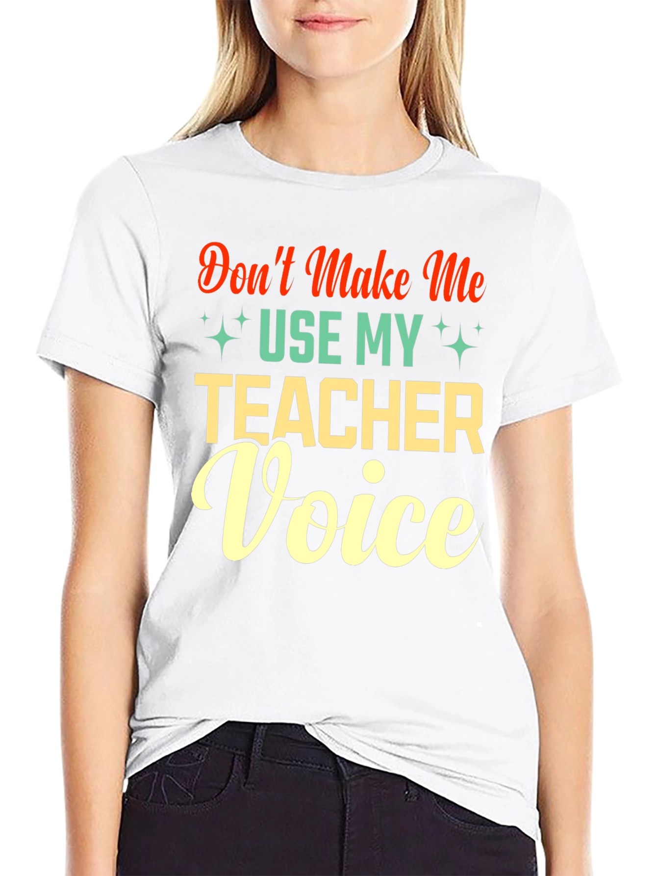 Teacher Voice Graphic T-Shirt - Fun Classroom Apparel