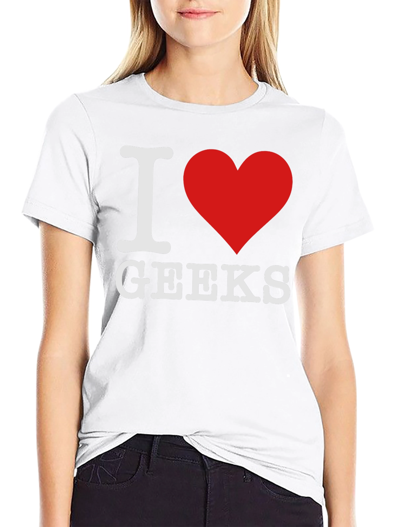 I Heart Geeks Black T-Shirt - Geek Pride Apparel