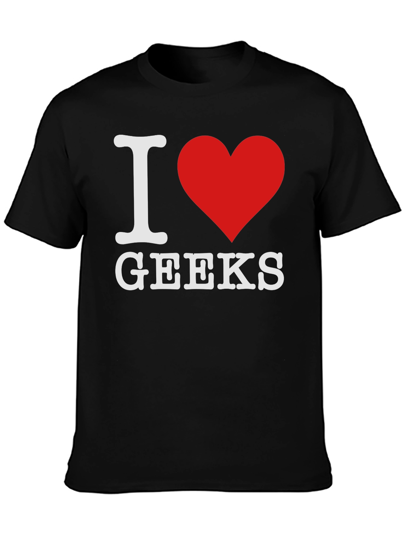 I Heart Geeks Black T-Shirt - Geek Pride Apparel