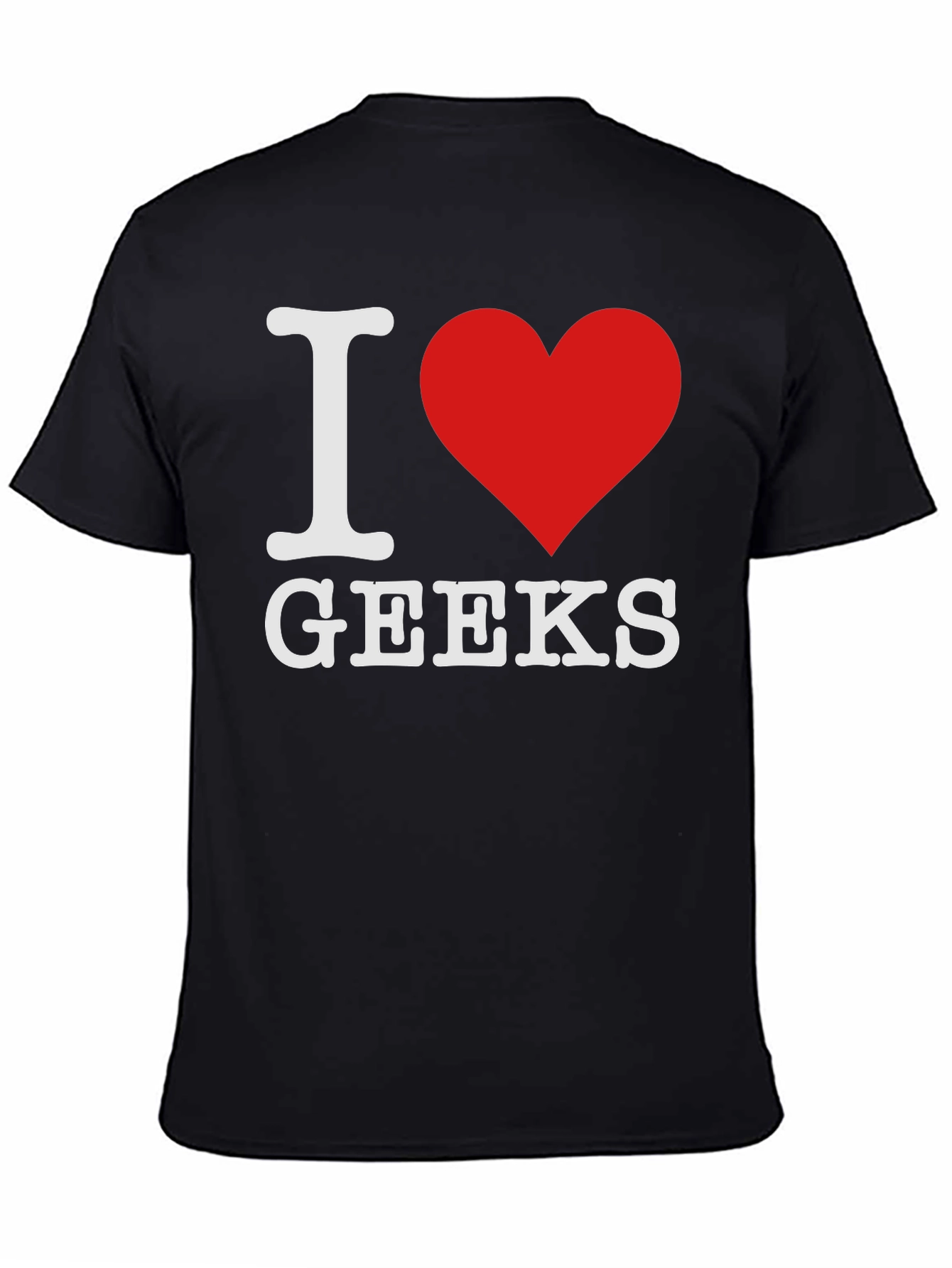 I Heart Geeks Black T-Shirt - Geek Pride Apparel