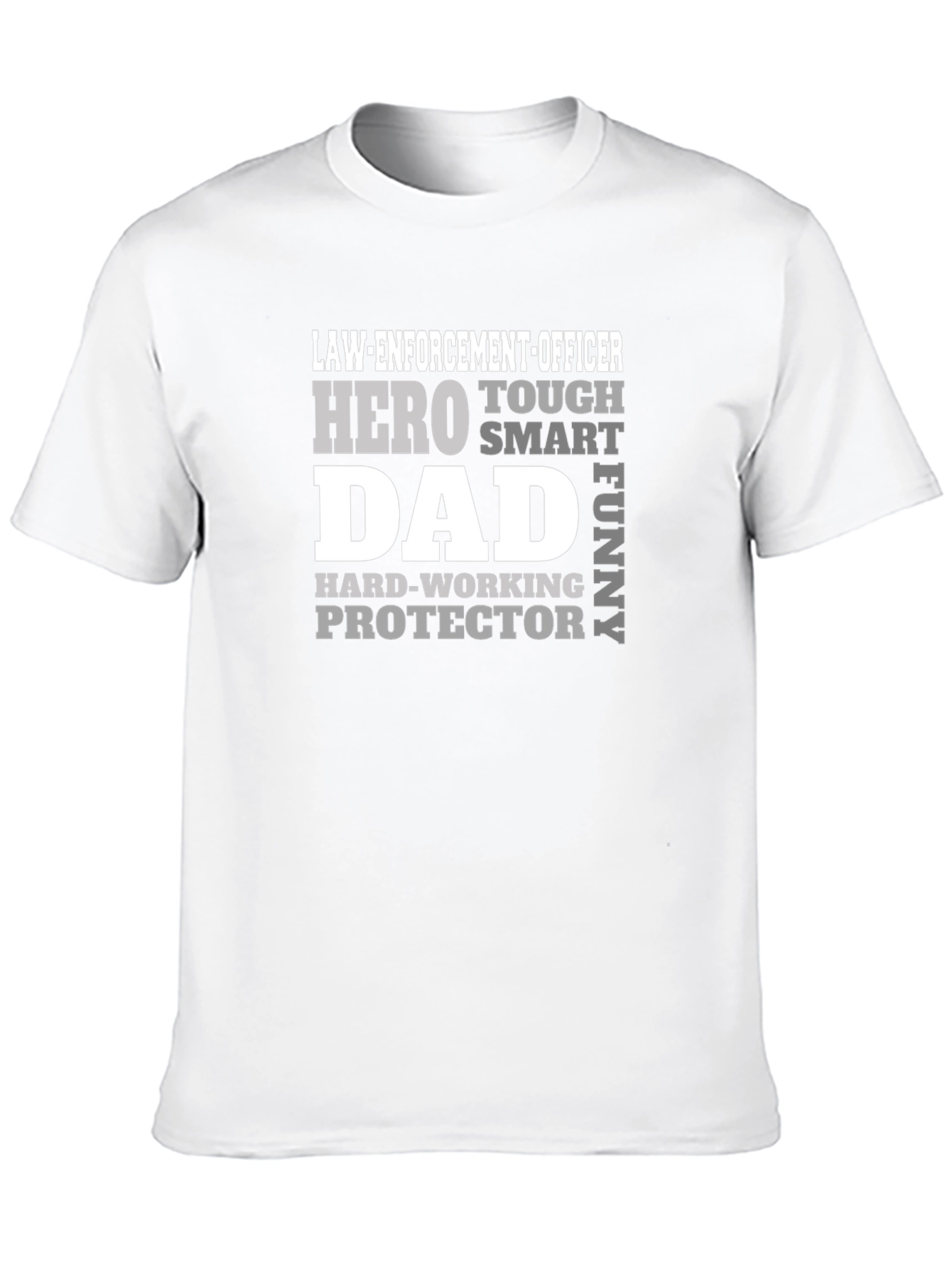 Law Enforcement Dad Hero T-Shirt