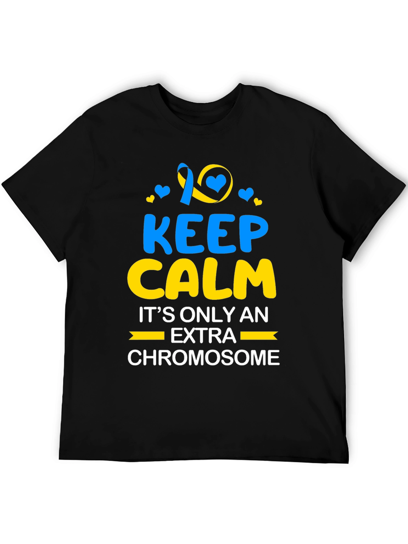 Keep Calm Extra Chromosome T-Shirt Down Syndrome Awareness