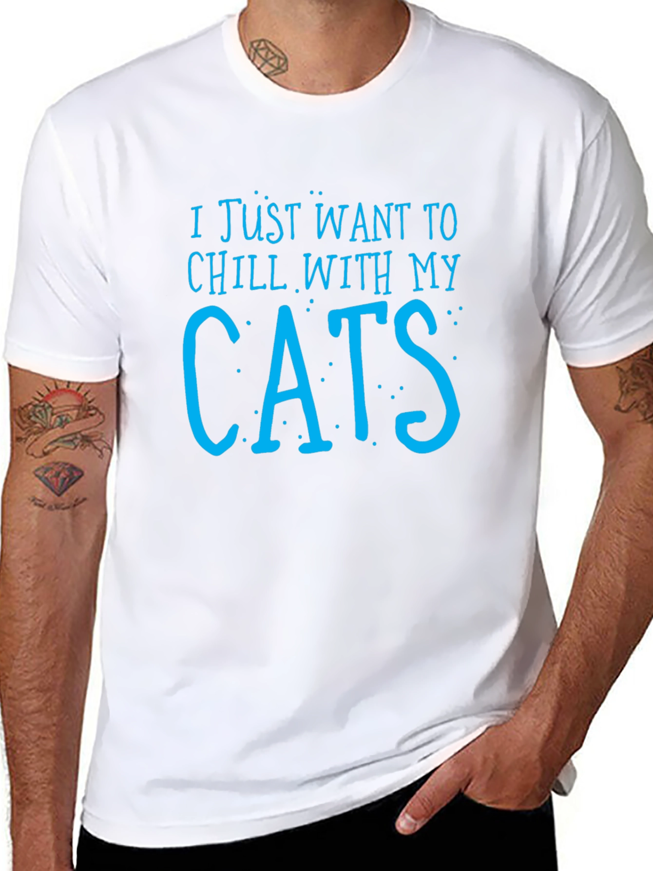 Chill with My Cats Graphic Tee