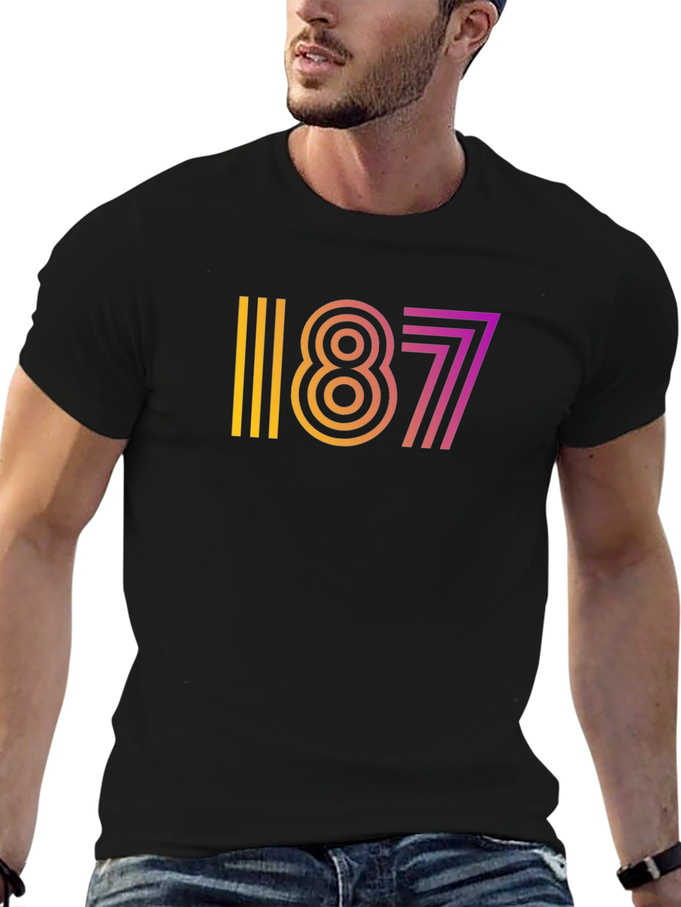 Retro Gradient 1877 Graphic Tee