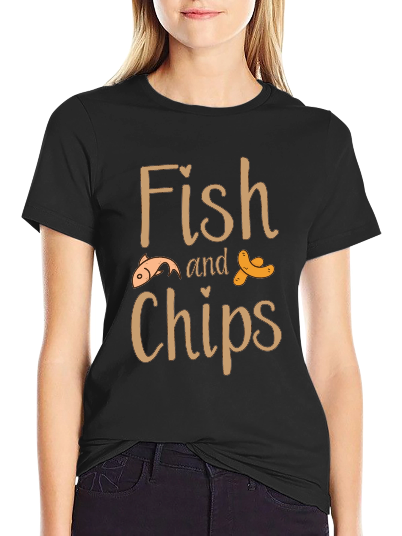Fish and Chips Graphic Tee - Comfort Fit