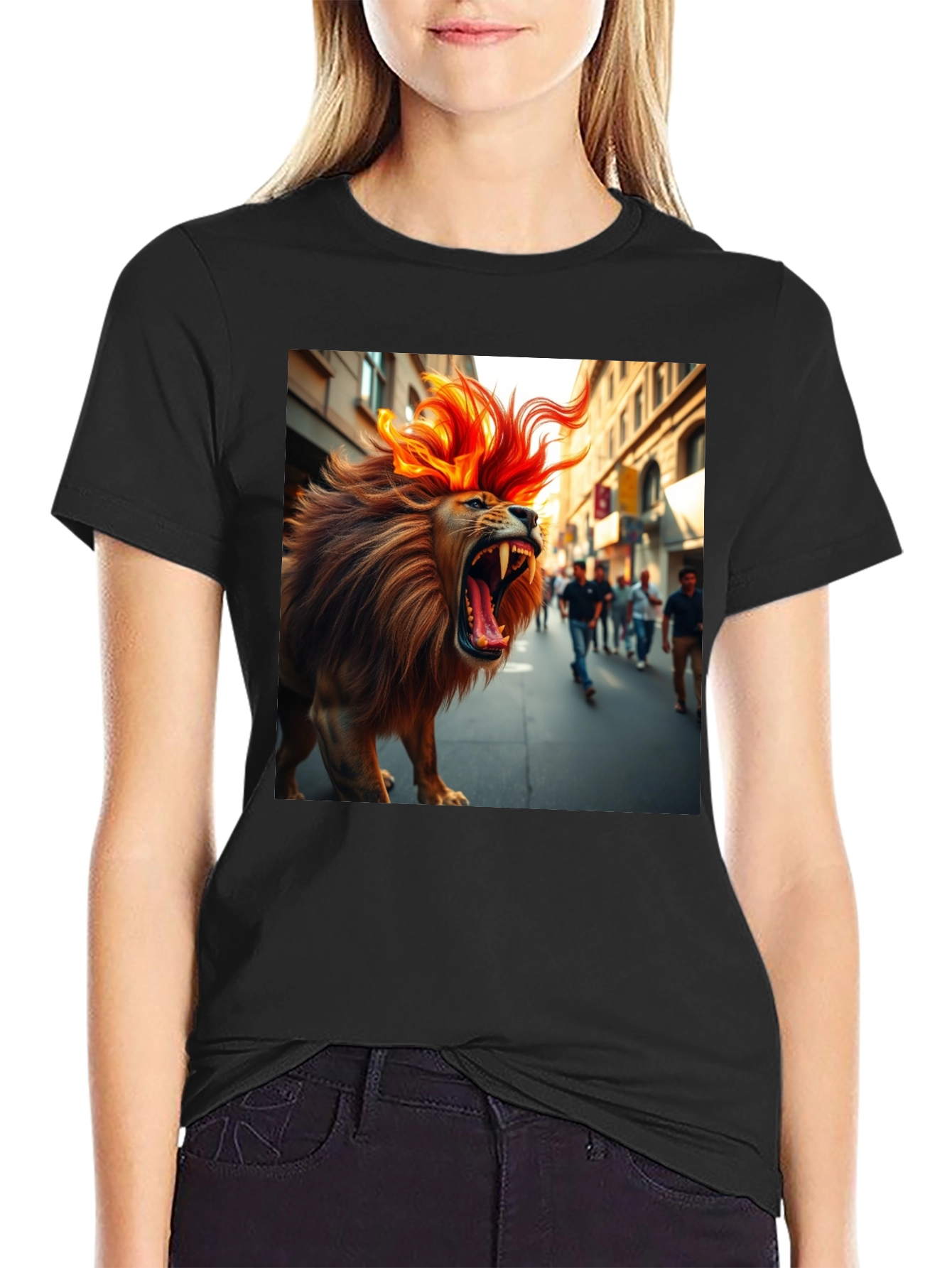Roaring Lion Graphic Tee - Bold Streetwear