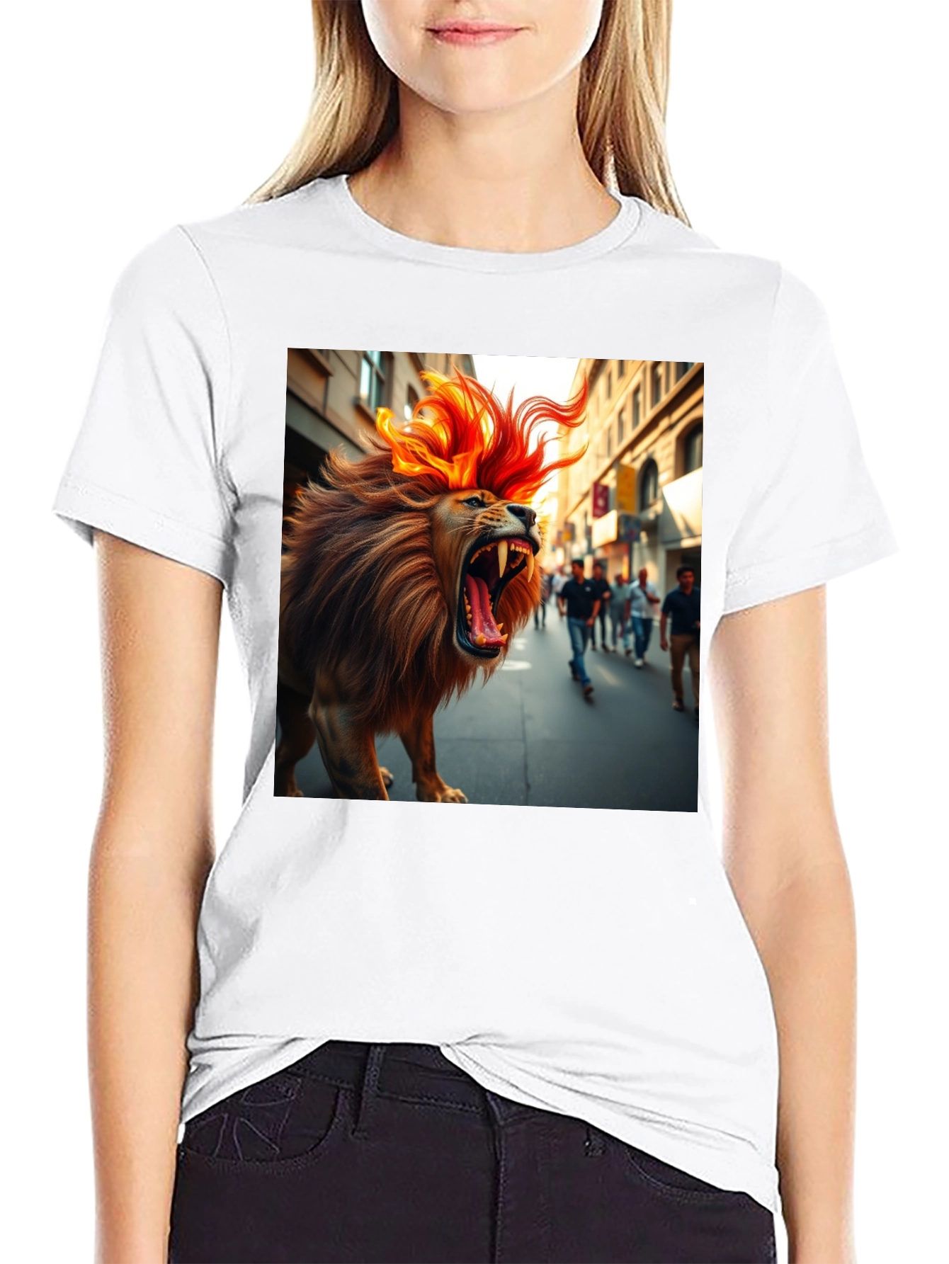 Roaring Lion Graphic Tee - Bold Streetwear