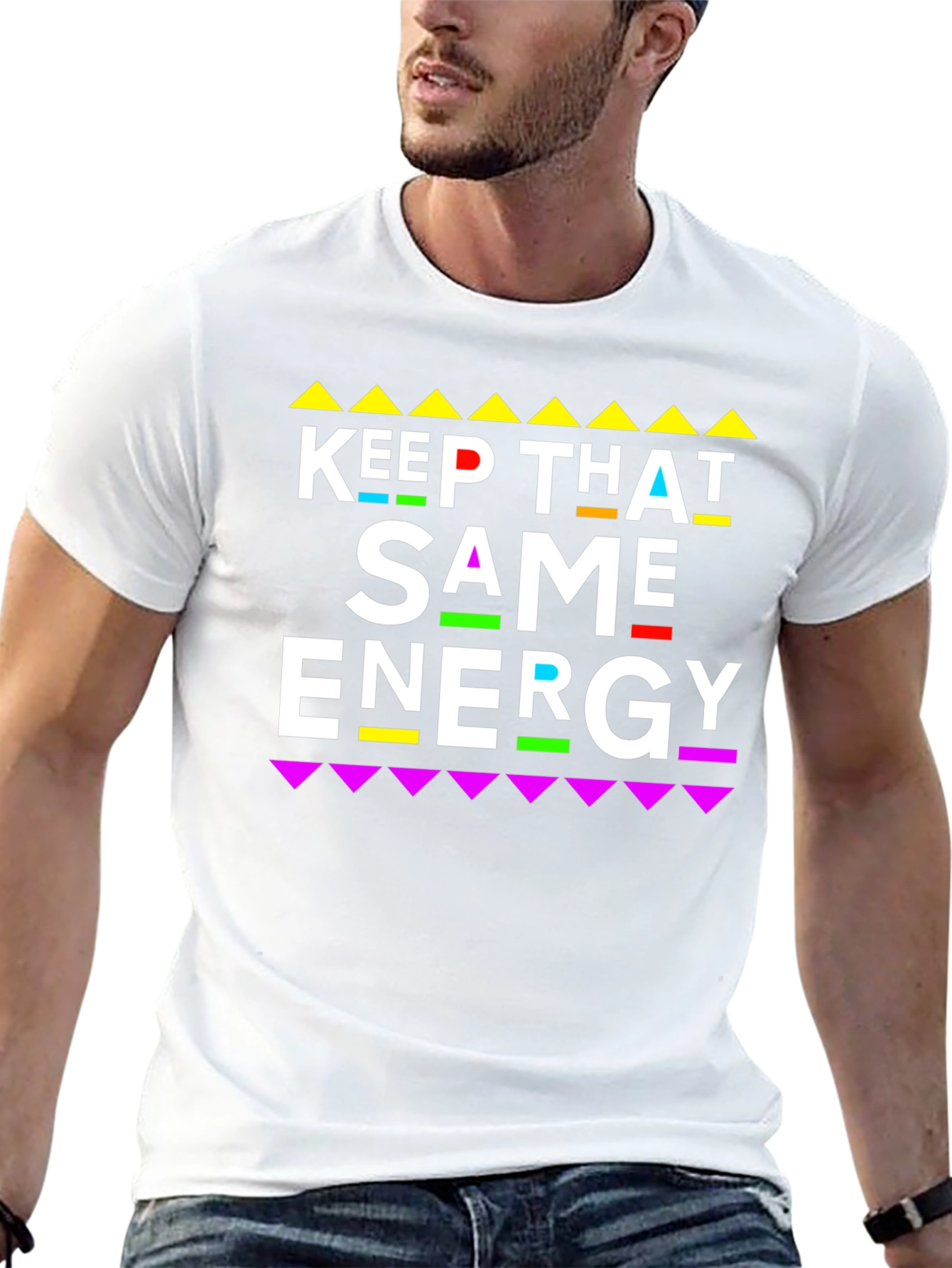 Keep That Same Energy Graphic Tee - Black