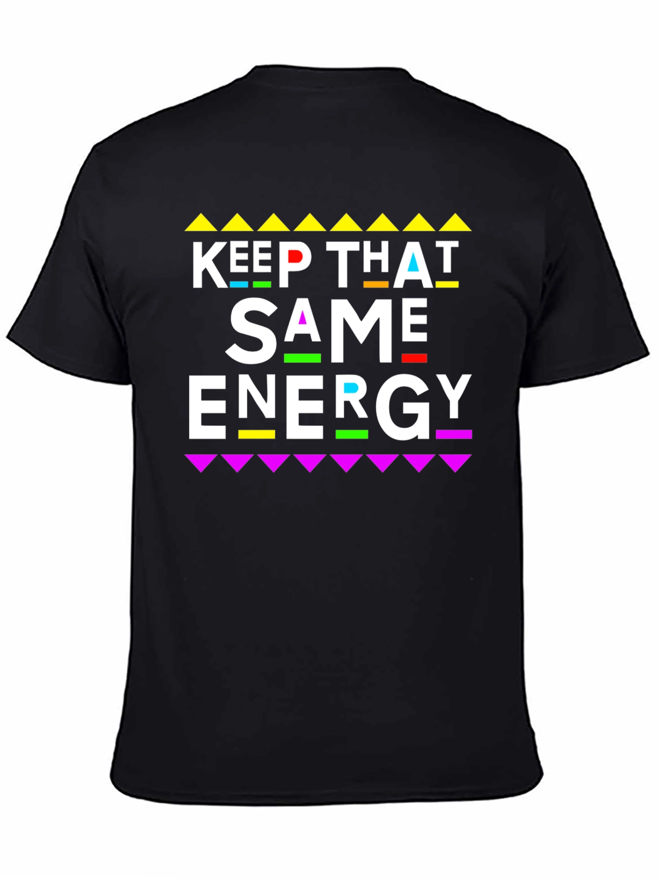 Keep That Same Energy Graphic Tee - Black