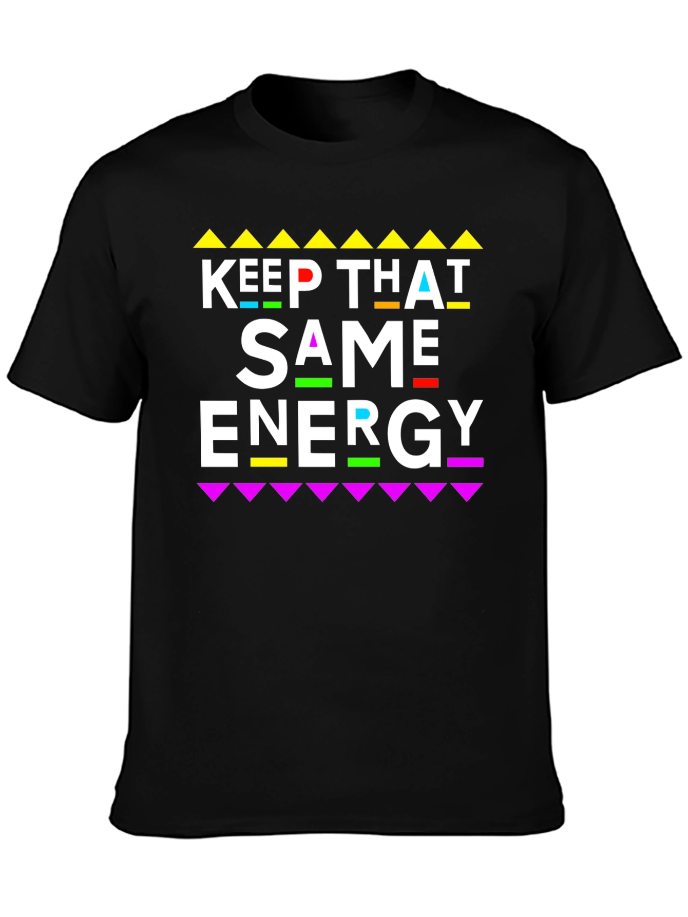 Keep That Same Energy Graphic Tee - Black