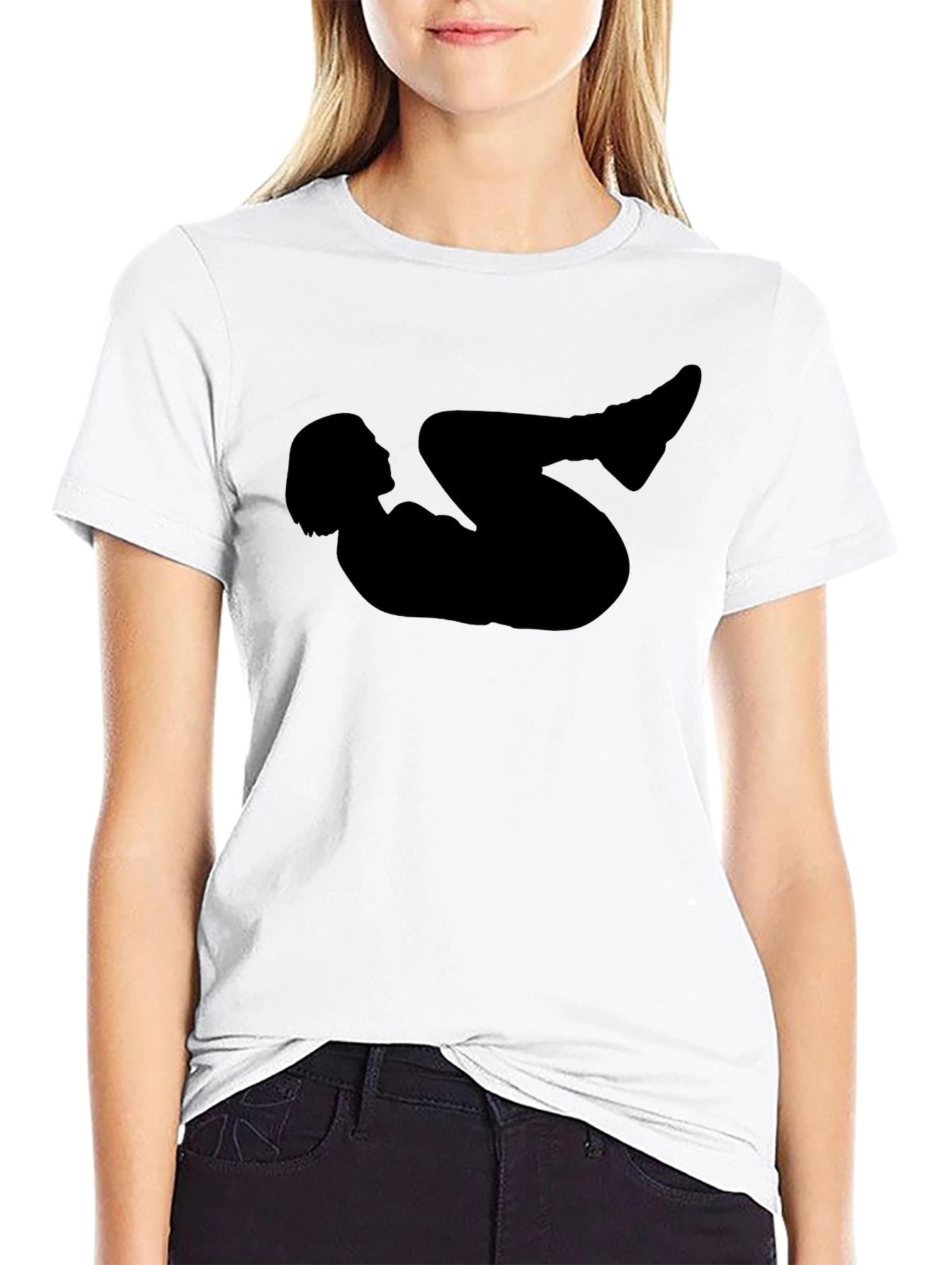 Silhouette Graphic Black T-Shirt