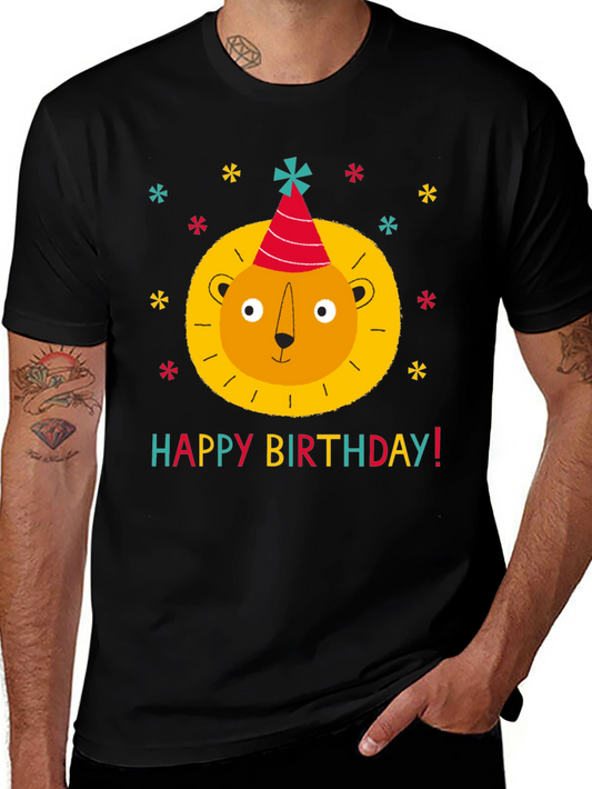 Birthday Lion T-Shirt - Fun Party Tee