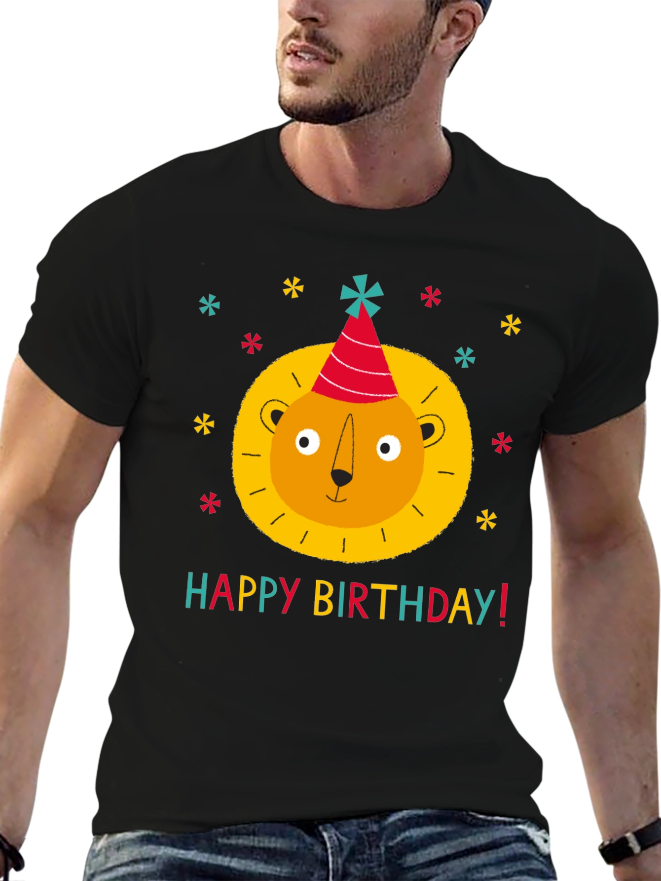 Birthday Lion T-Shirt - Fun Party Tee