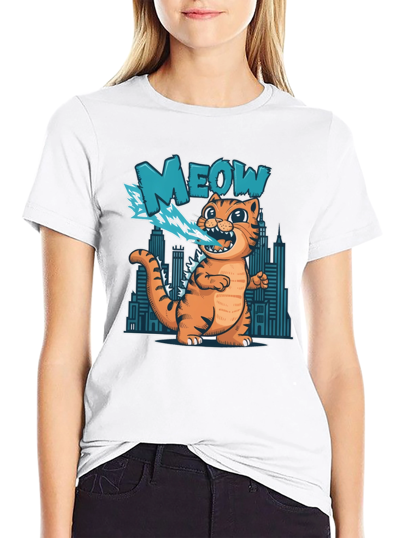 Meowzilla T-Shirt - Cat Godzilla Tee