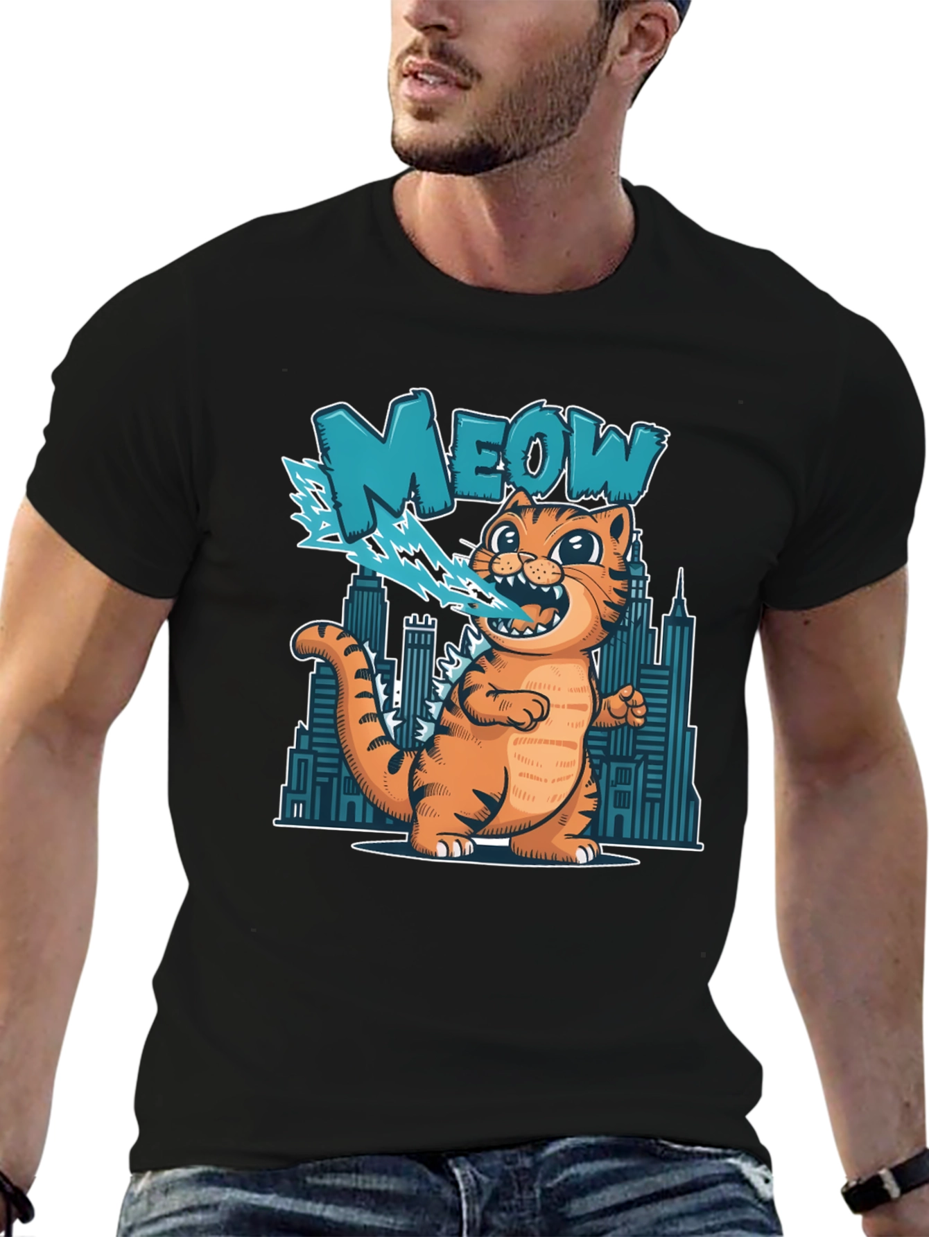 Meowzilla T-Shirt - Cat Godzilla Tee