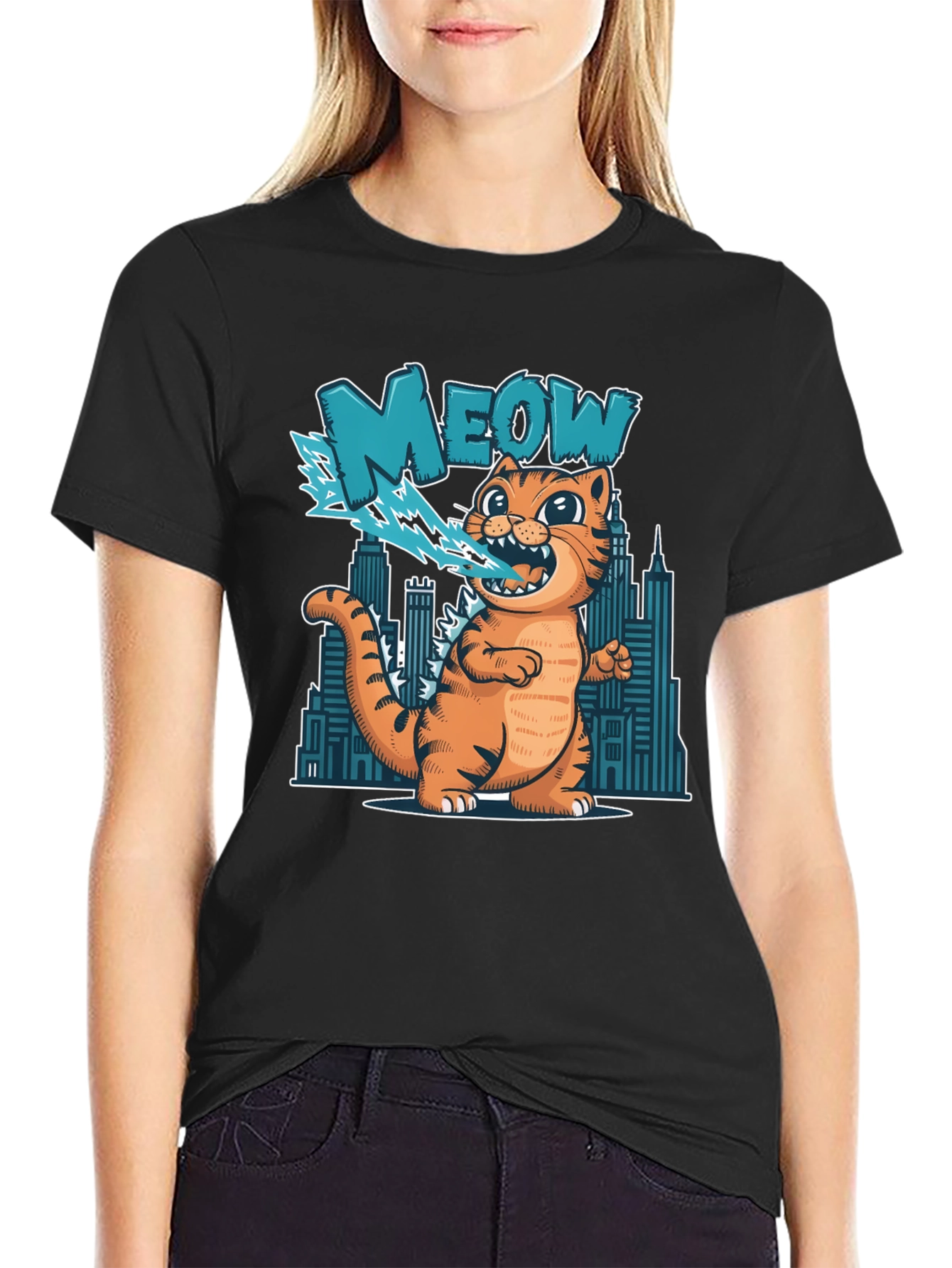 Meowzilla T-Shirt - Cat Godzilla Tee