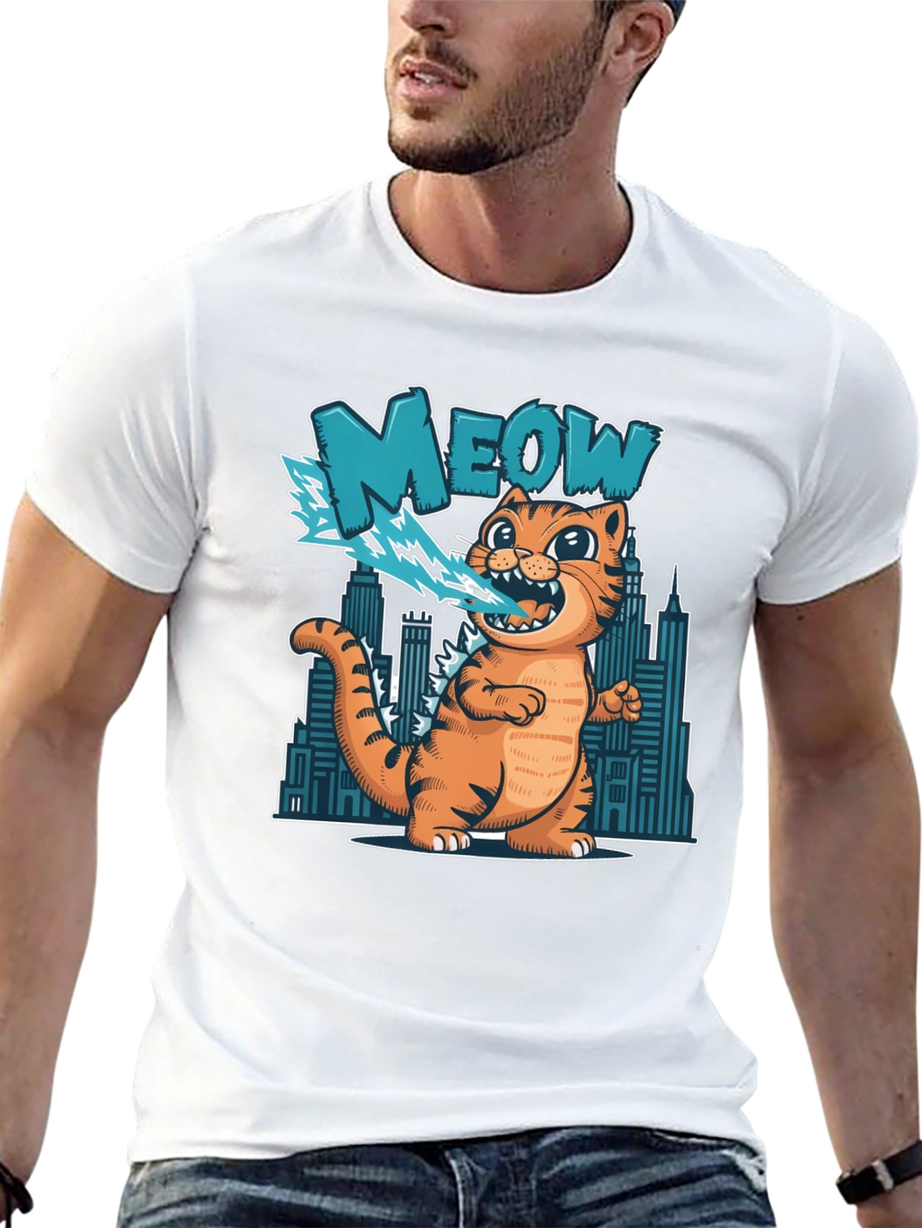 Meowzilla T-Shirt - Cat Godzilla Tee