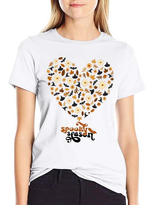 Spooky Season Heart Graphic Tee