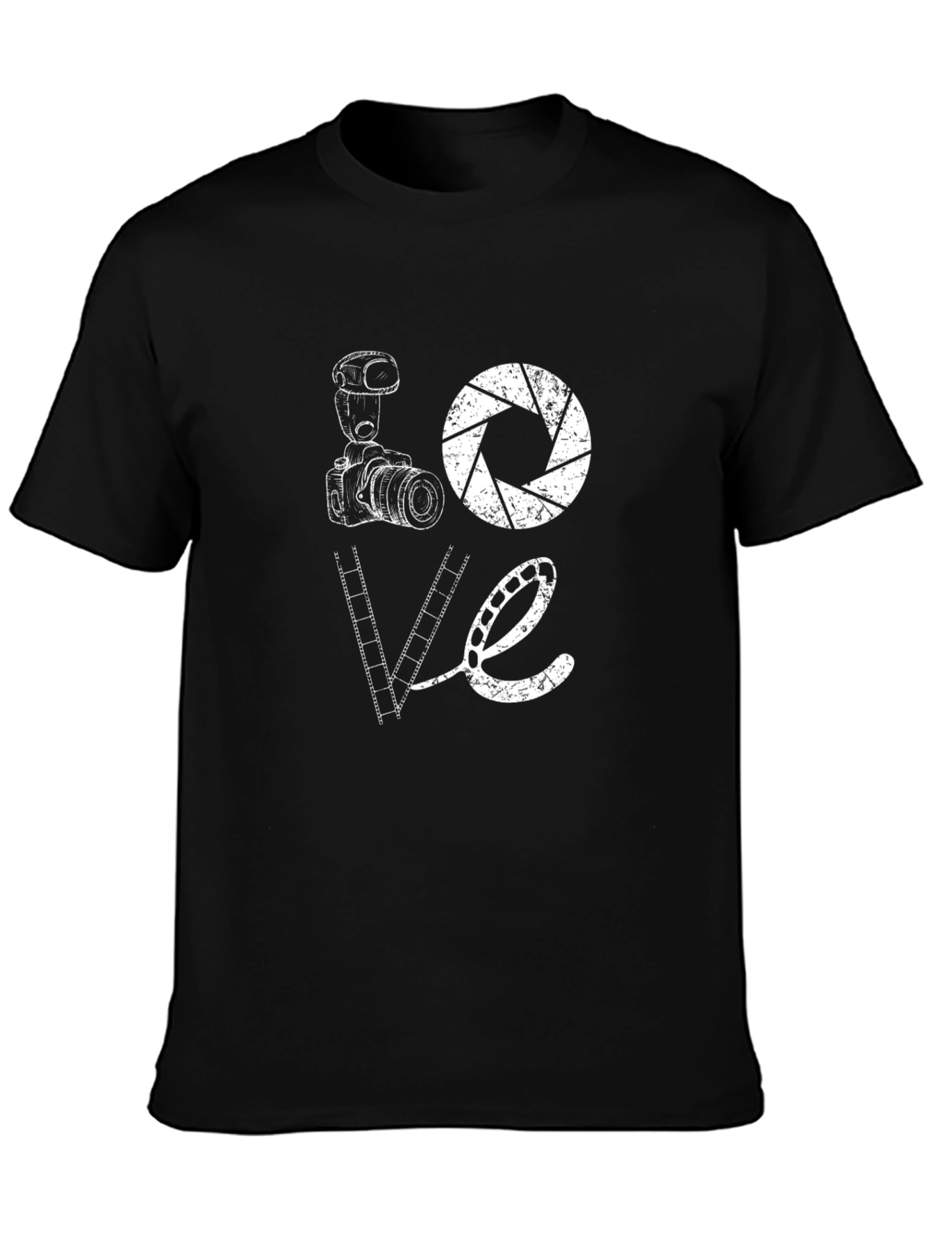 Photography Lover T-Shirt - Camera & Film Design