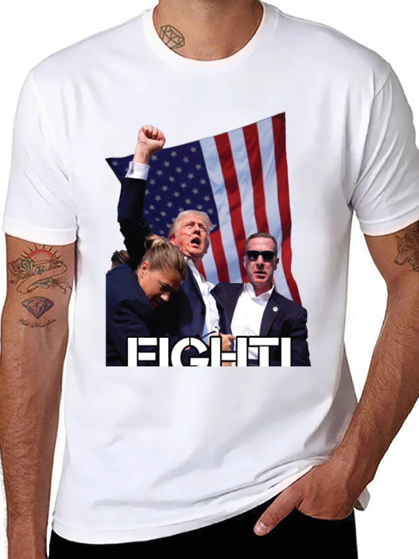 Fight! Political Graphic T-Shirt