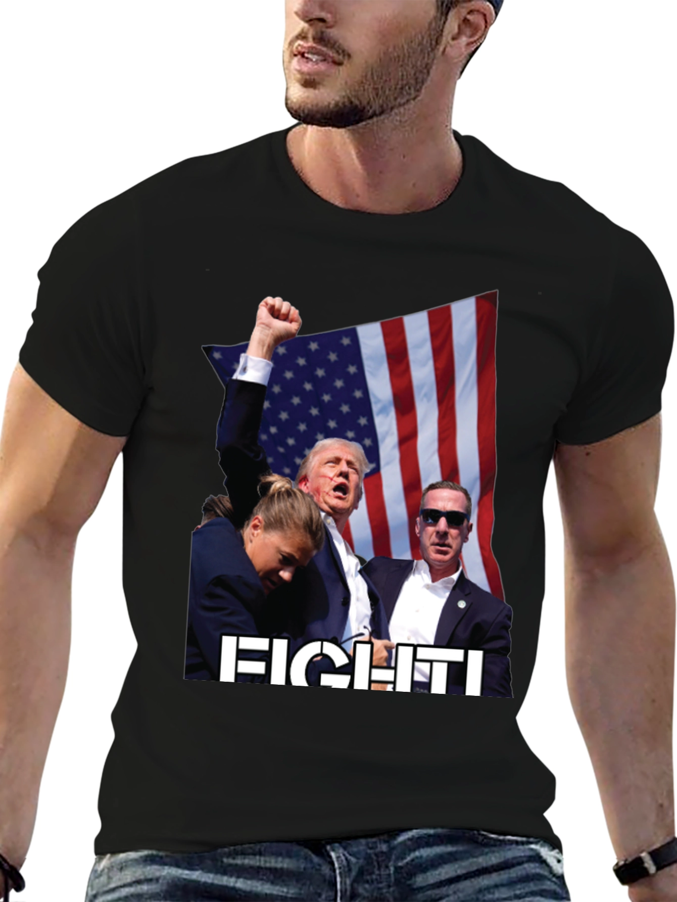 Fight! Political Graphic T-Shirt