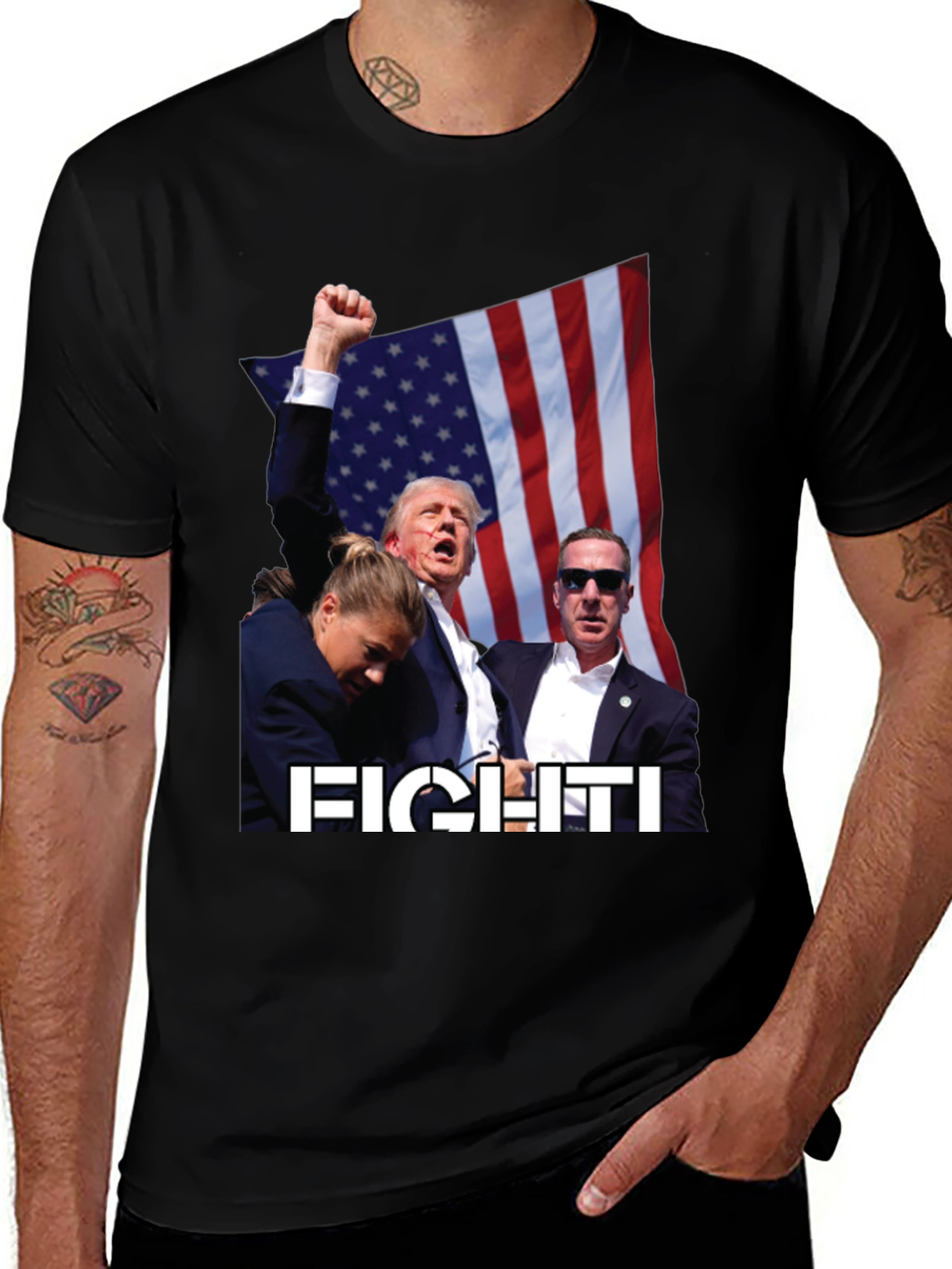 Fight! Political Graphic T-Shirt