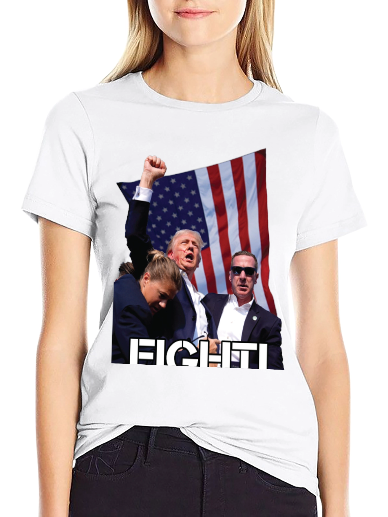Fight! Political Graphic T-Shirt
