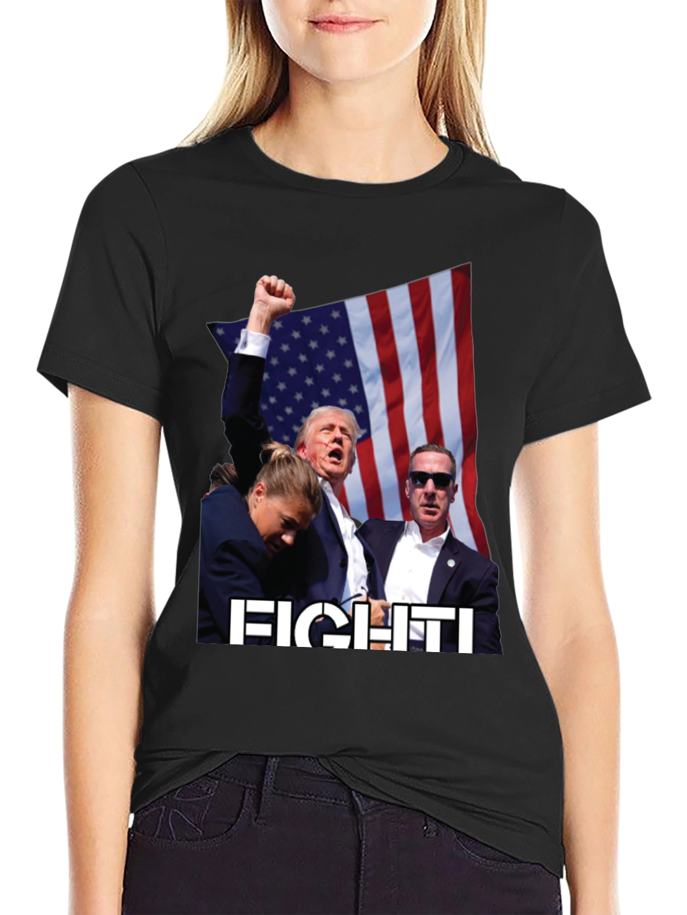 Fight! Political Graphic T-Shirt