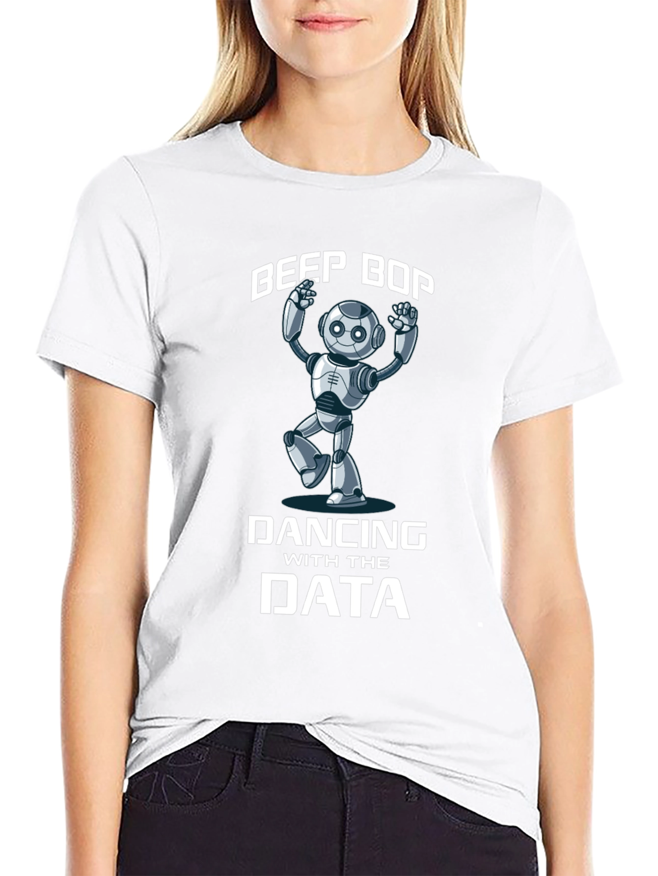 Beep Bop Dancing with the Data T-Shirt