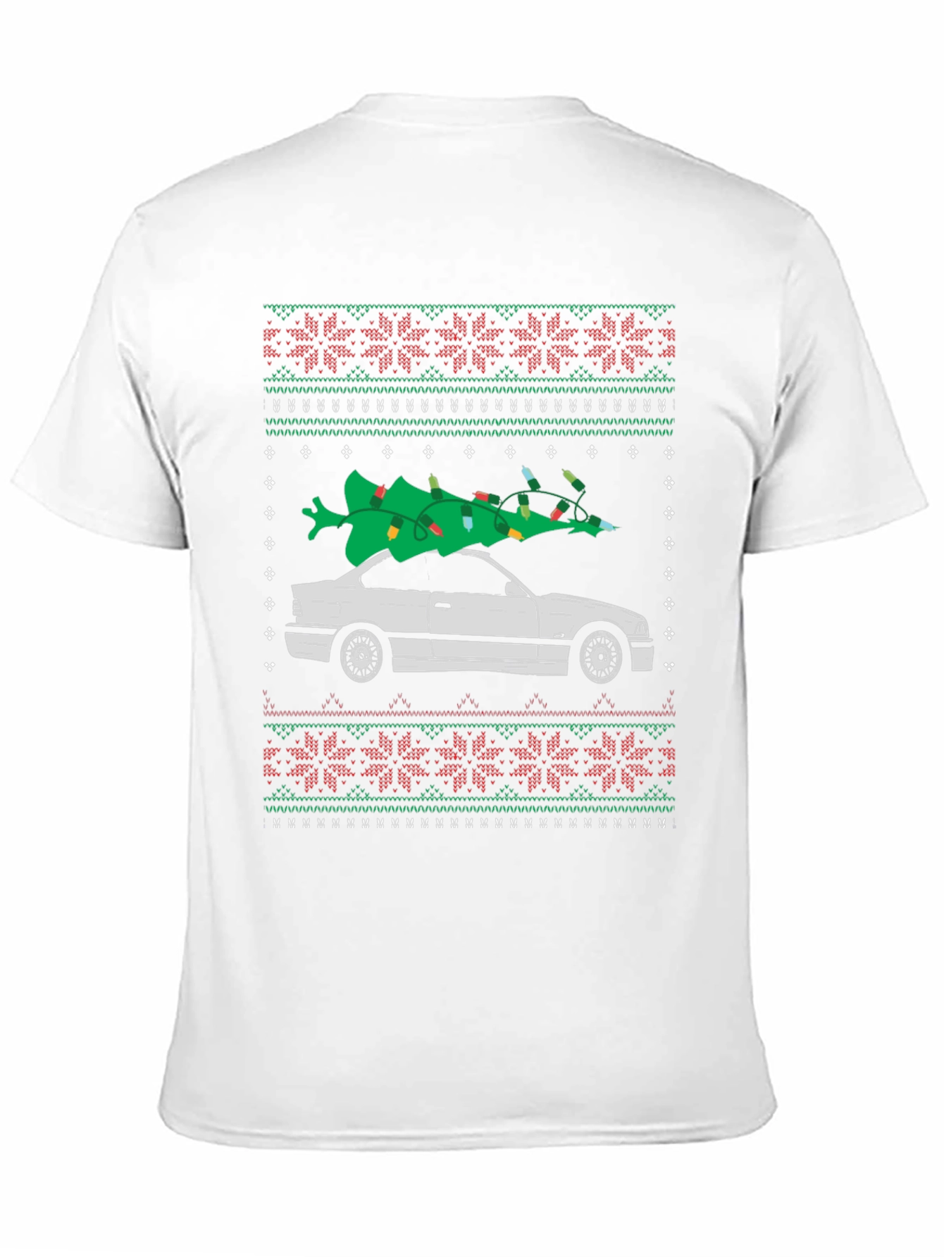 Christmas Car Tree Ugly T-Shirt