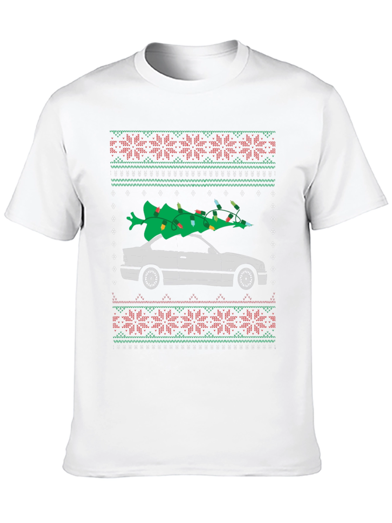 Christmas Car Tree Ugly T-Shirt