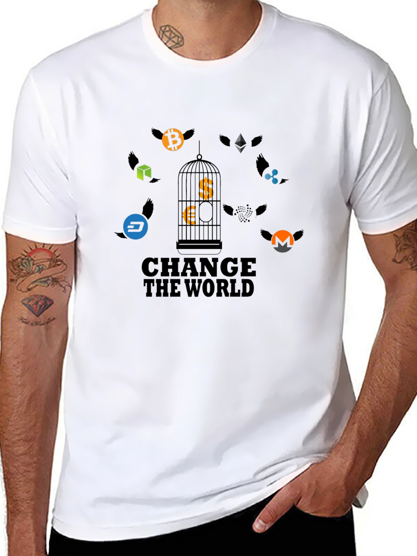 Change the World Crypto T-Shirt