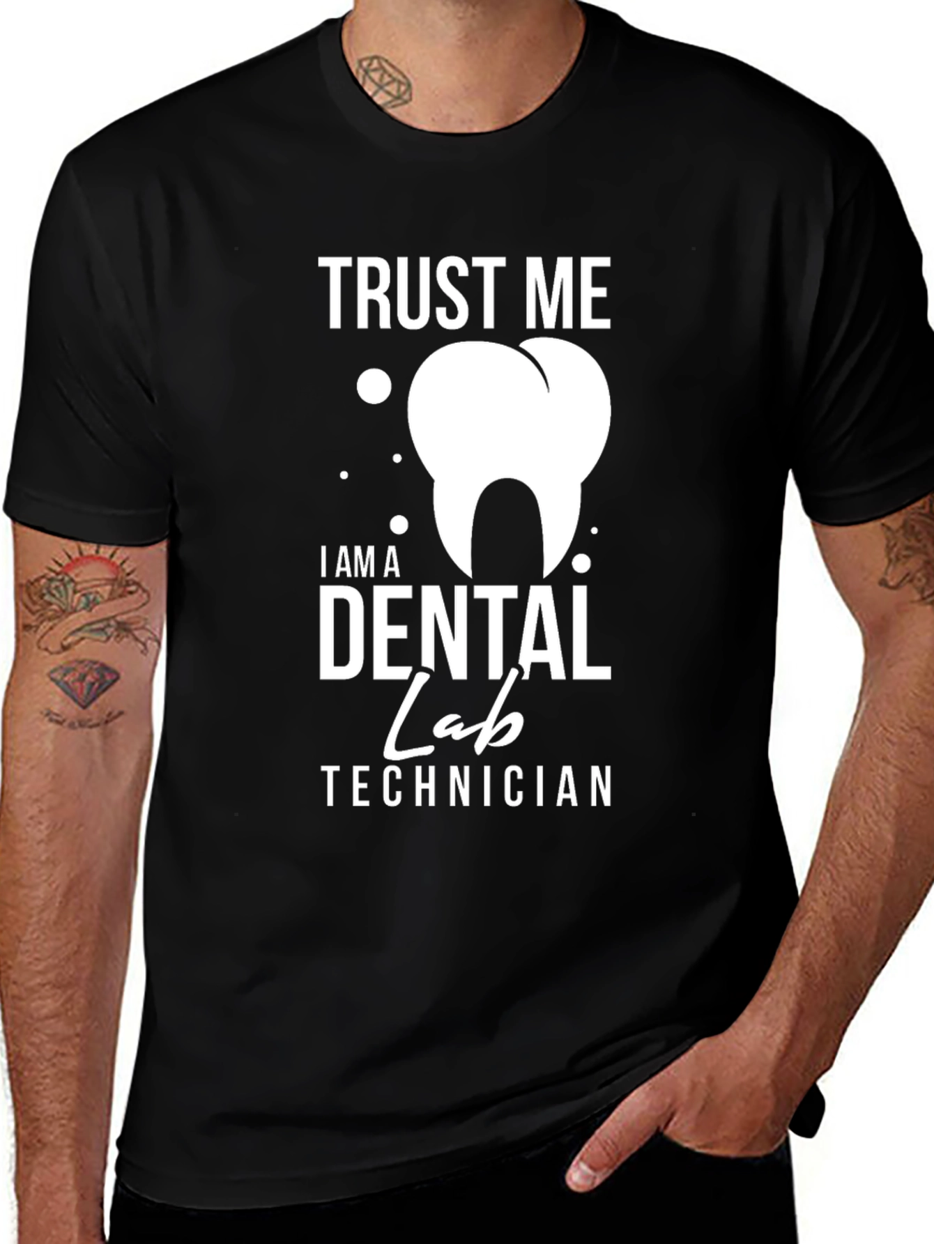 Trust Me Dental Lab Technician Graphic Tee