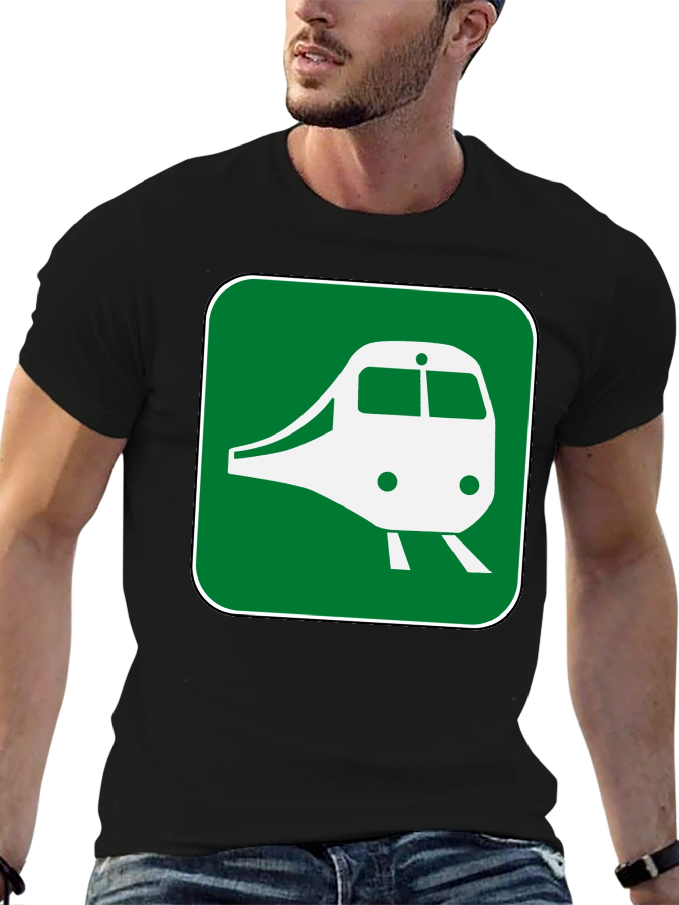 Train Graphic Tee - Cool Transit Shirt
