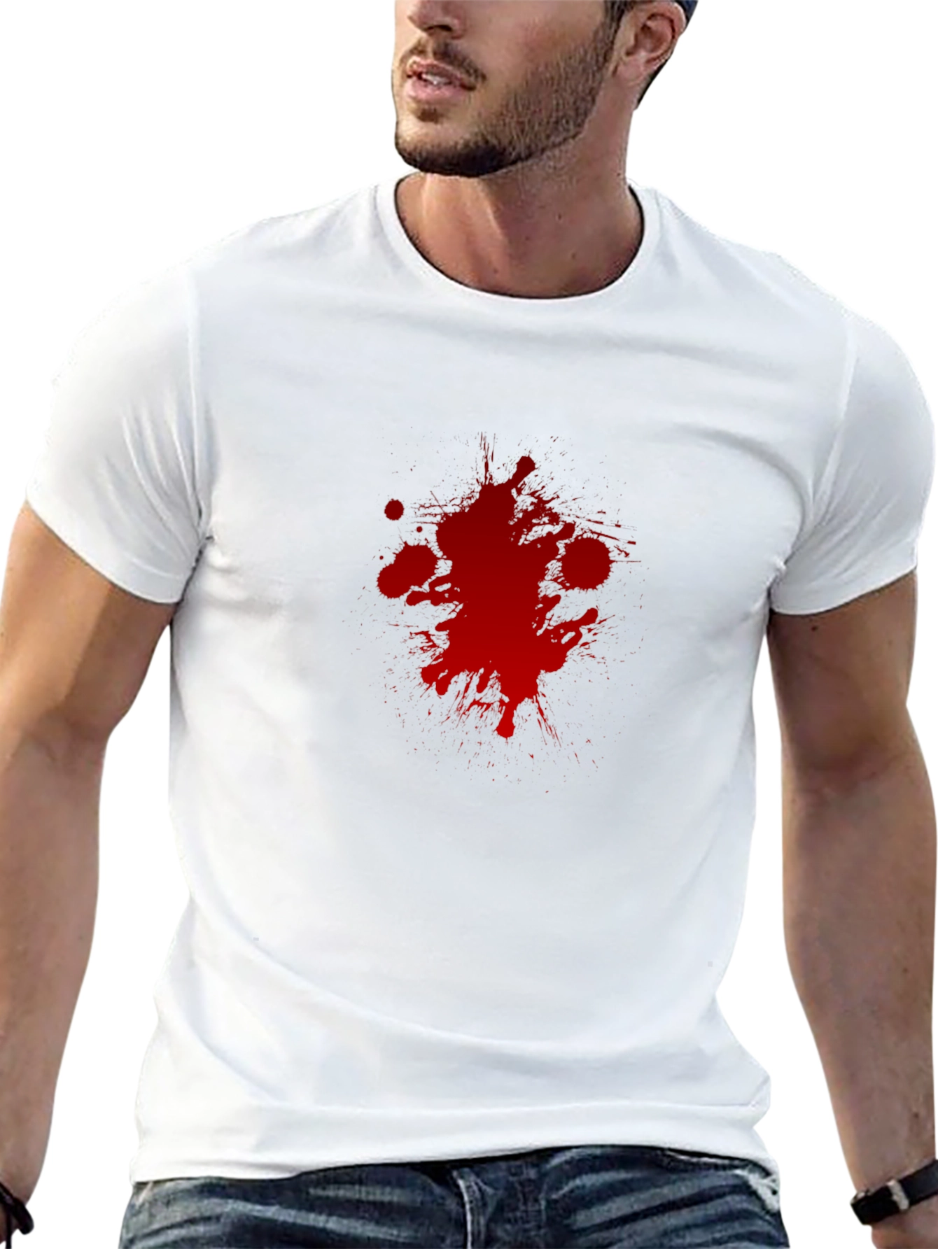 Blood Splatter Graphic T-Shirt